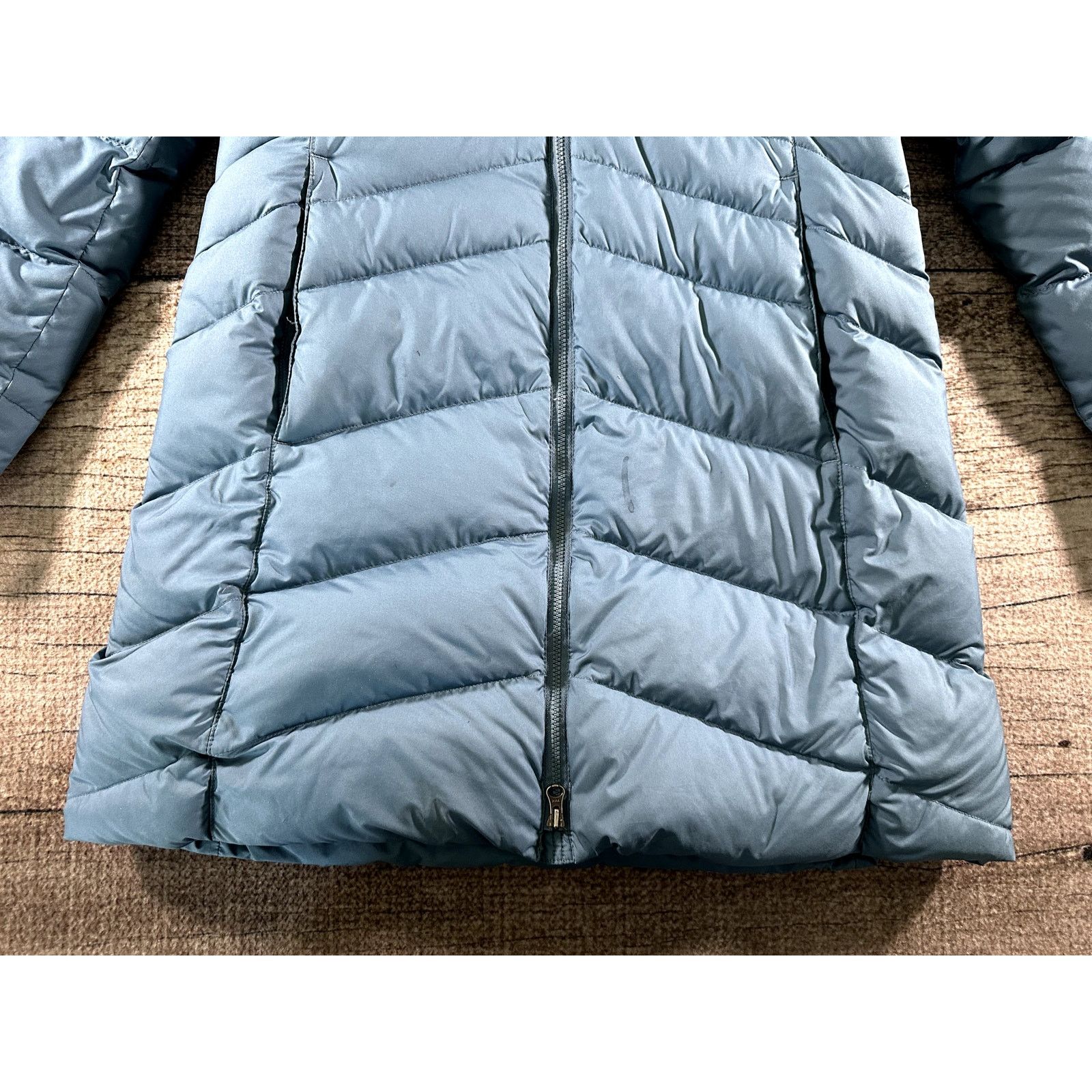 Marmot Marmot Womens 700 Duck Down Fill Parka Blue Jacket Sm CC-717 Size S / US 4 / IT 40 - 4 Thumbnail