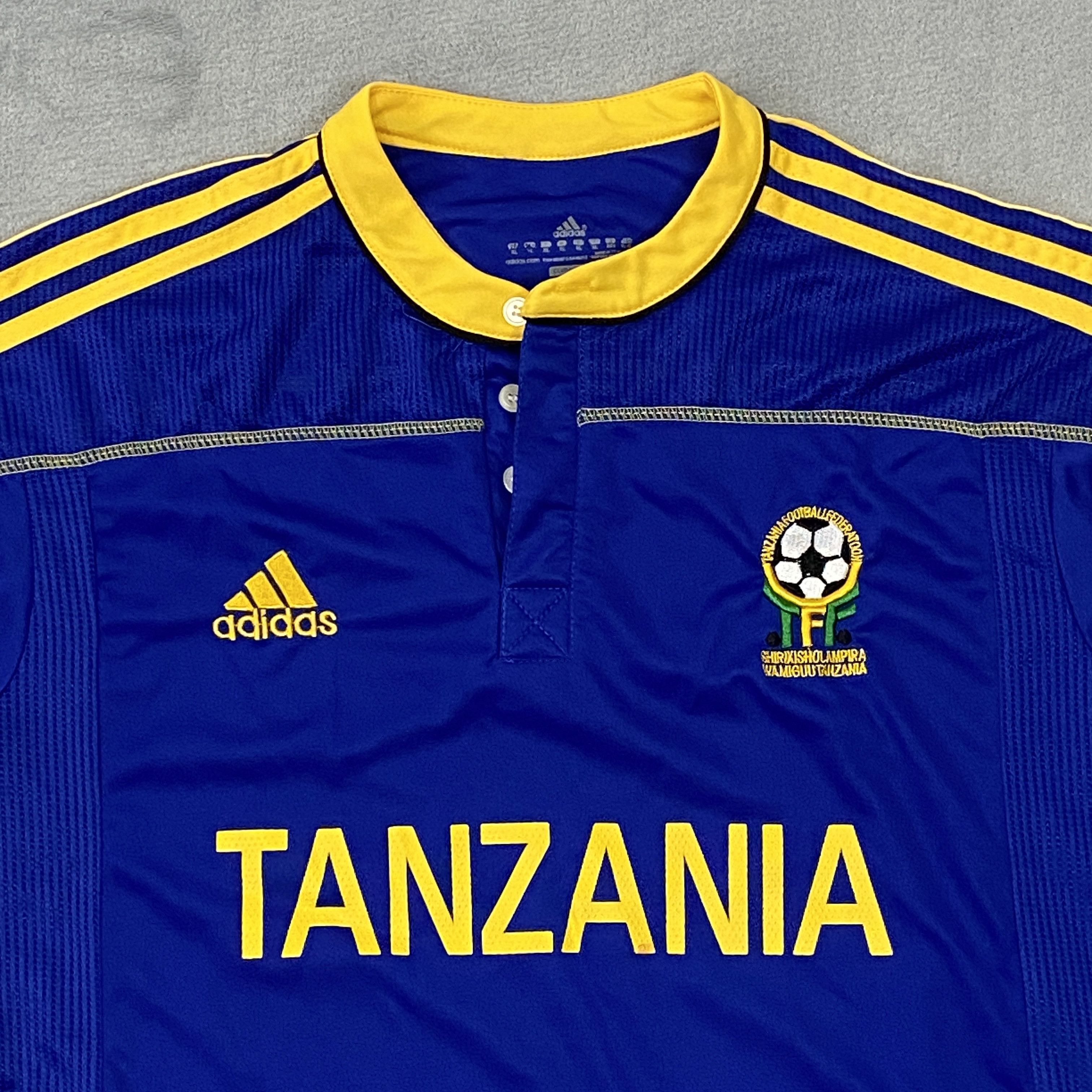 Adidas × Vintage FC TANZANIA TFF National Team Soccer Jersey Men XL Home Kit Size US XL / EU 56 / 4 - 6 Thumbnail