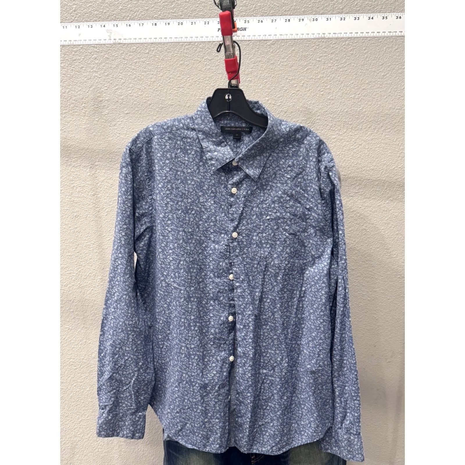 John Varvatos John Varvatos Floral LONG SLEEVE SHIRT Medium M Multicolor Mens Size US M / EU 48-50 / 2 - 3 Thumbnail