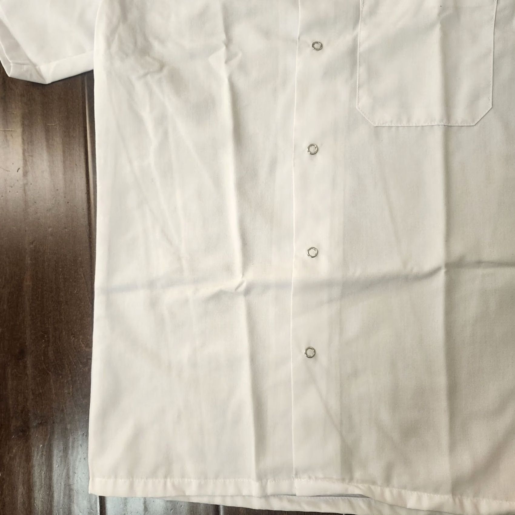Vintage PinnacleHD Work Shirt Mens XS White Short Sleeve Button-Up Collared Casual Business Travel 90s? Size US XS / EU 42 / 0 - 7 Thumbnail