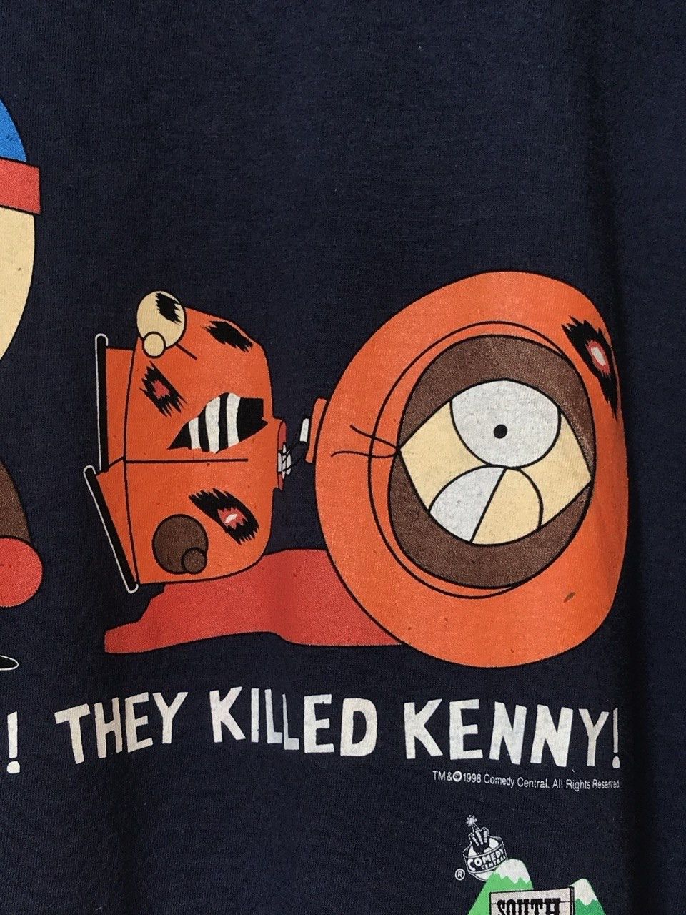 Other Vintage 1998 South Park Kenny Killed Single Stitch T-shirt Size US XL / EU 56 / 4 - 5 Thumbnail