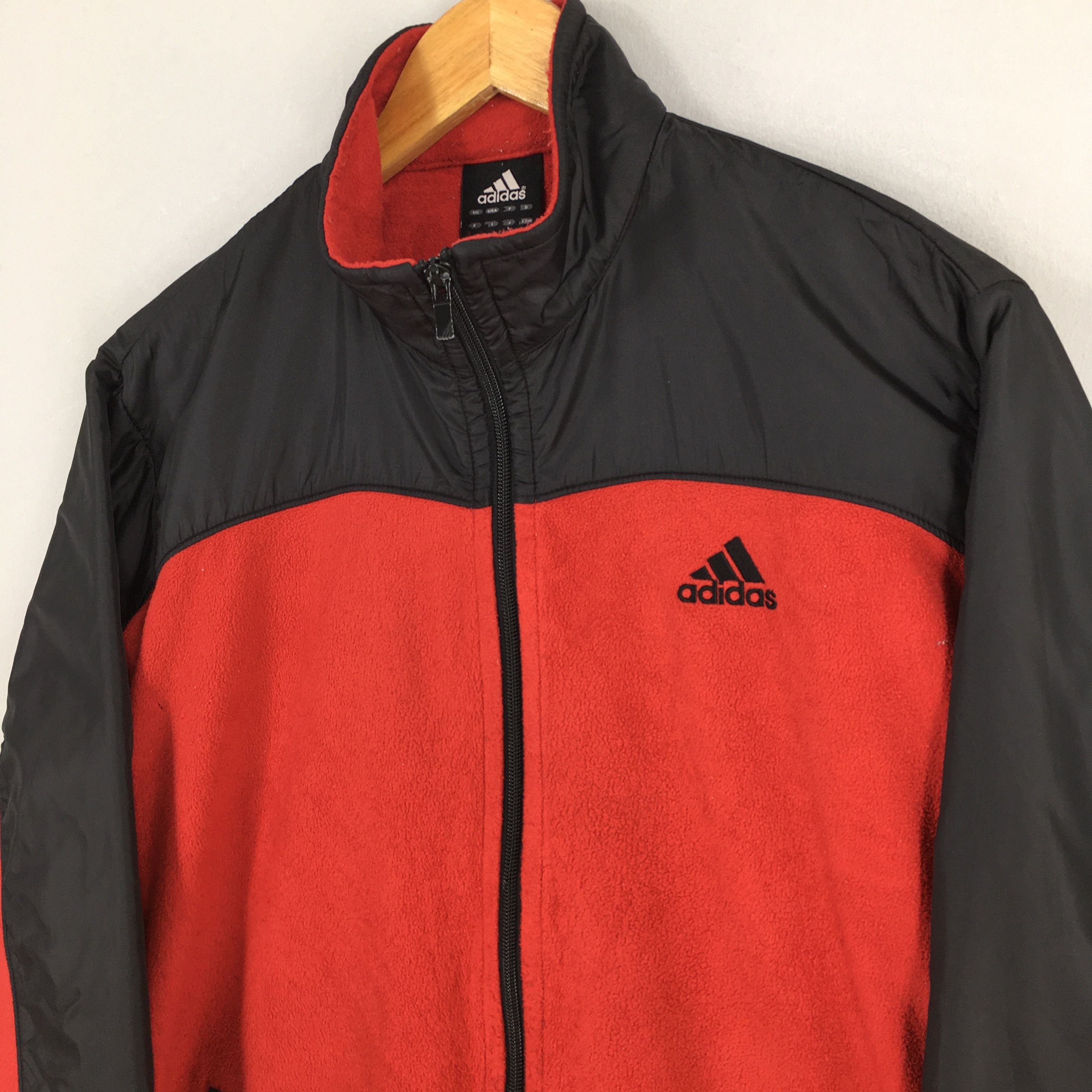 Adidas Vintage Adidas Equipment Fleece Zipper Sweater Large Size US L / EU 52-54 / 3 - 3 Thumbnail