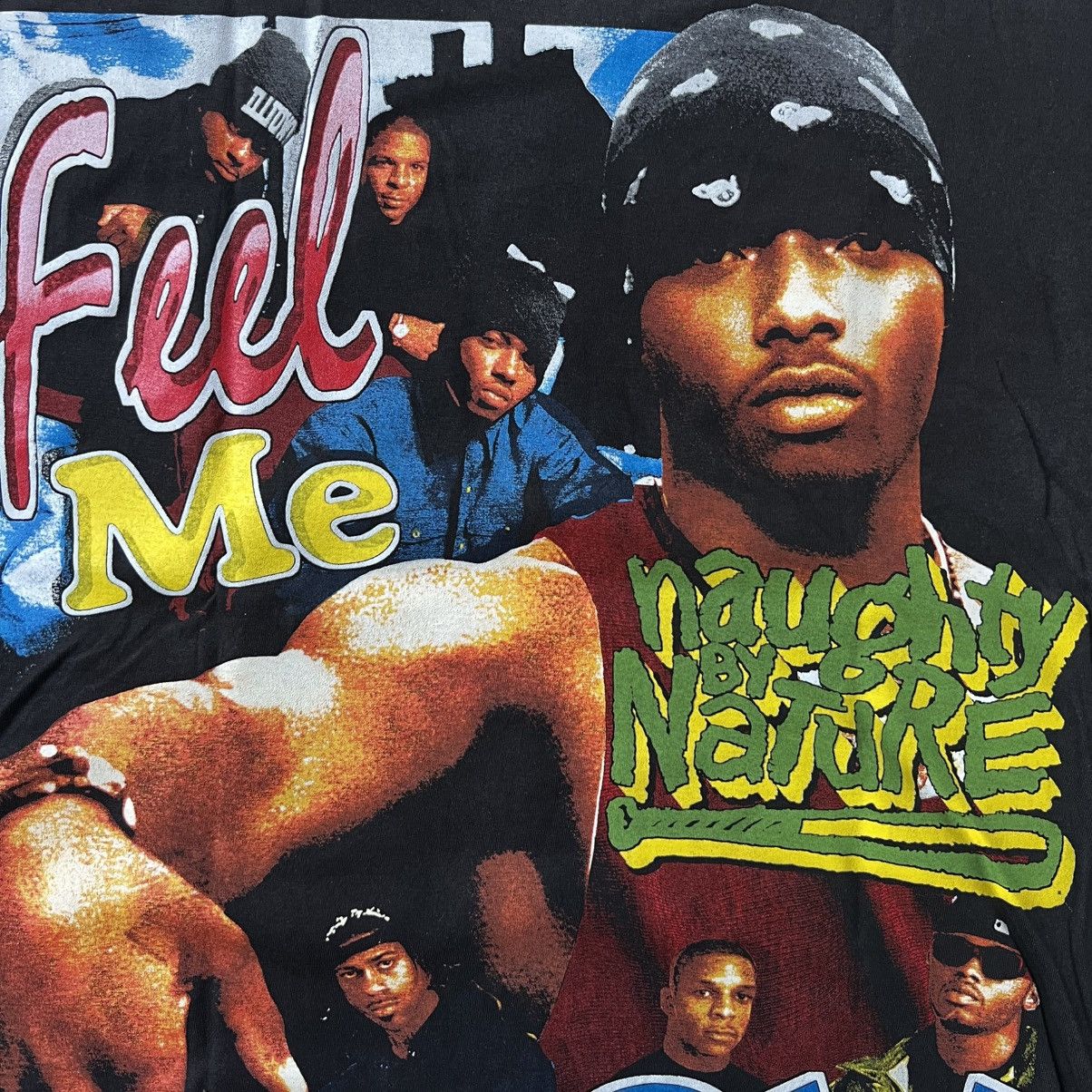 Rap Tees Feel Me Flow Naughty By Nature Hip Hop Hooray Size US XL / EU 56 / 4 - 11 Thumbnail