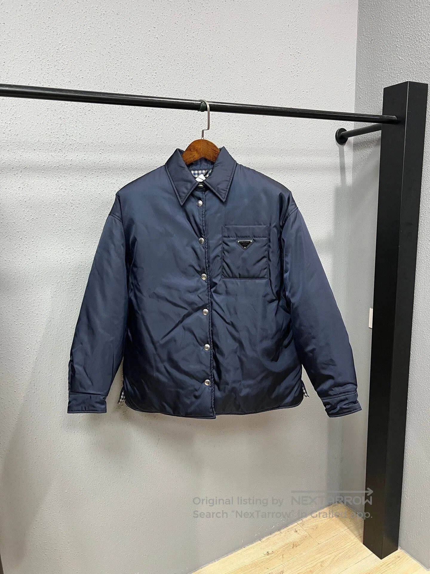 Prada Prada Wool-Check Cotton Jacket Size 38. Size US M / EU 48-50 / 2 - 1 Thumbnail
