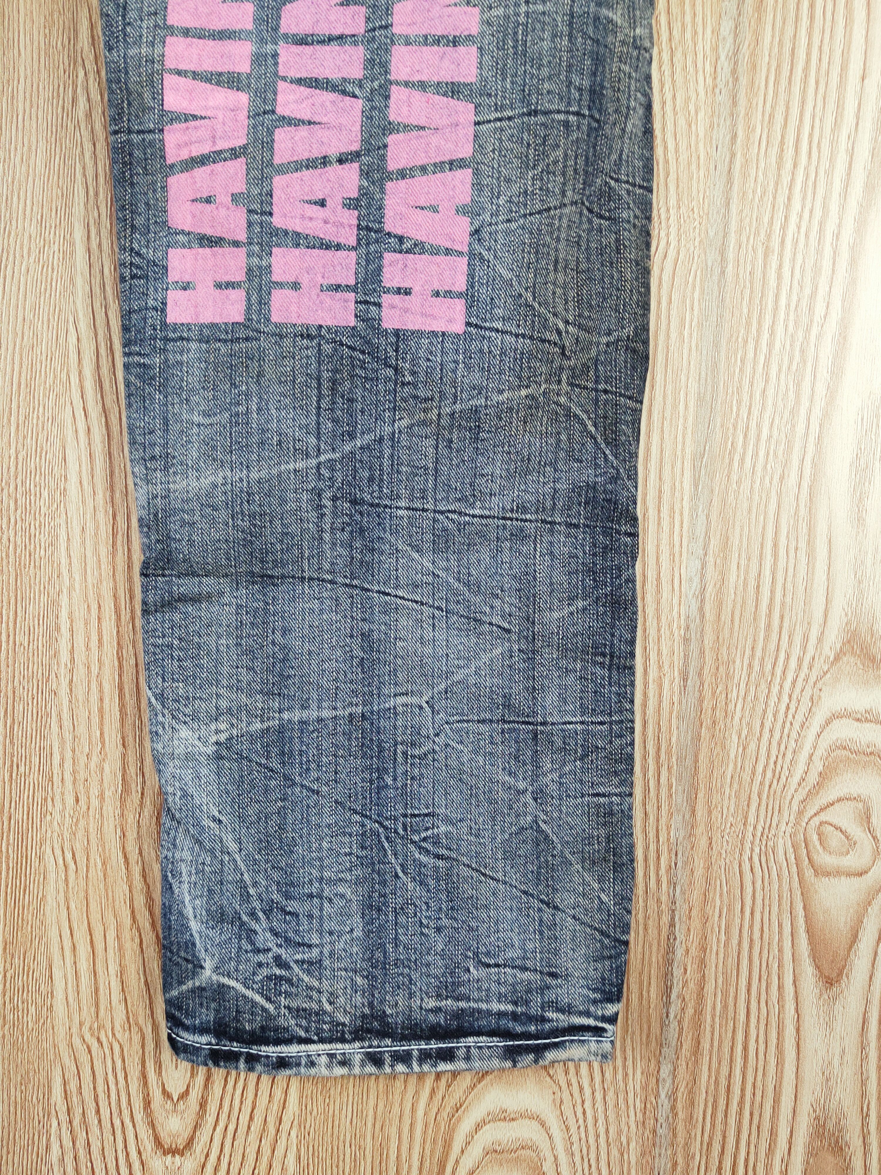 Japanese Brand × Vintage Japan patchwork Dark Blue Distressed Ripped Jeans #W020 Size 29" - 17 Thumbnail