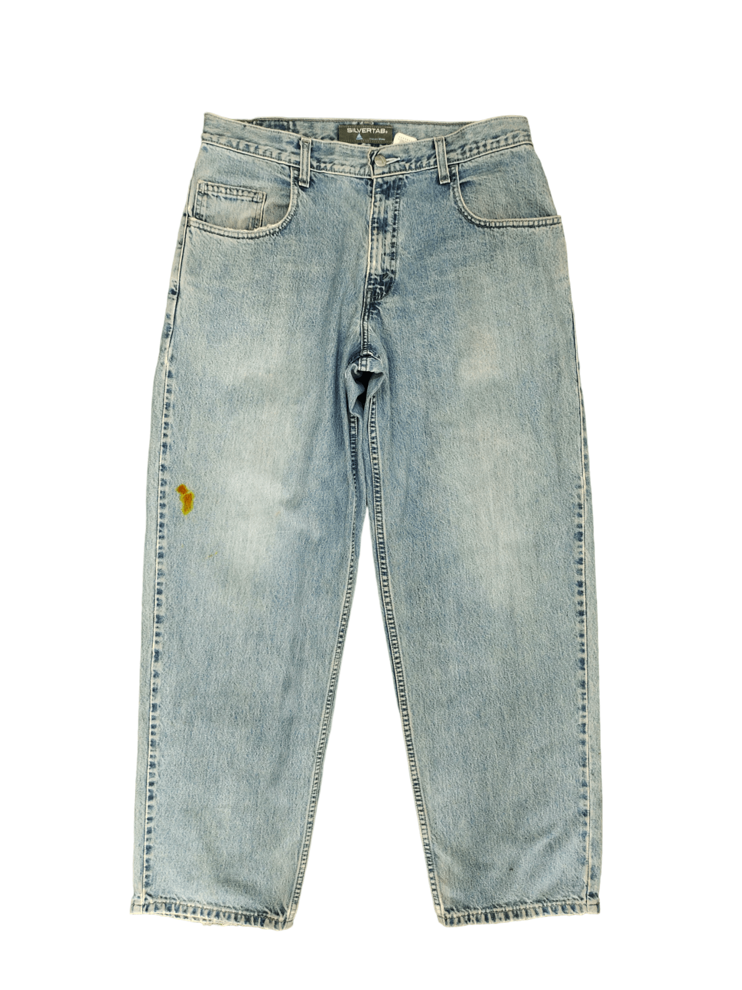 image of Jnco x Levis Baggy Jeans 90's Levis Silver Tab Wide Leg Denim Baggy Fit, Men's (Size 33)