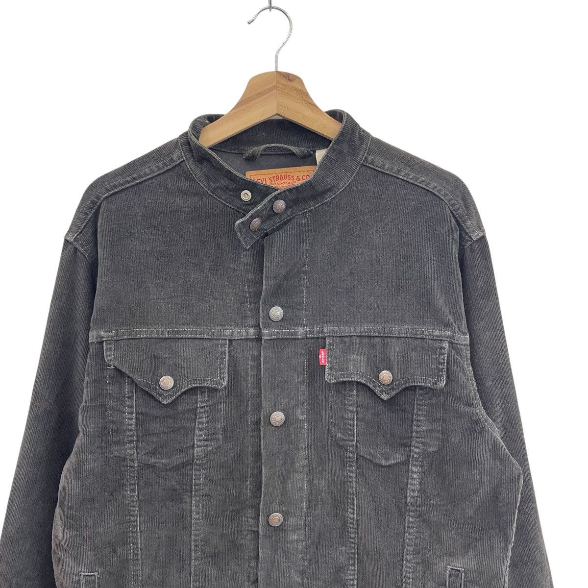 Levi's Vintage Levi’s Brown Corduroy Biker Jacket Cafe Racer Style Size US M / EU 48-50 / 2 - 5 Thumbnail