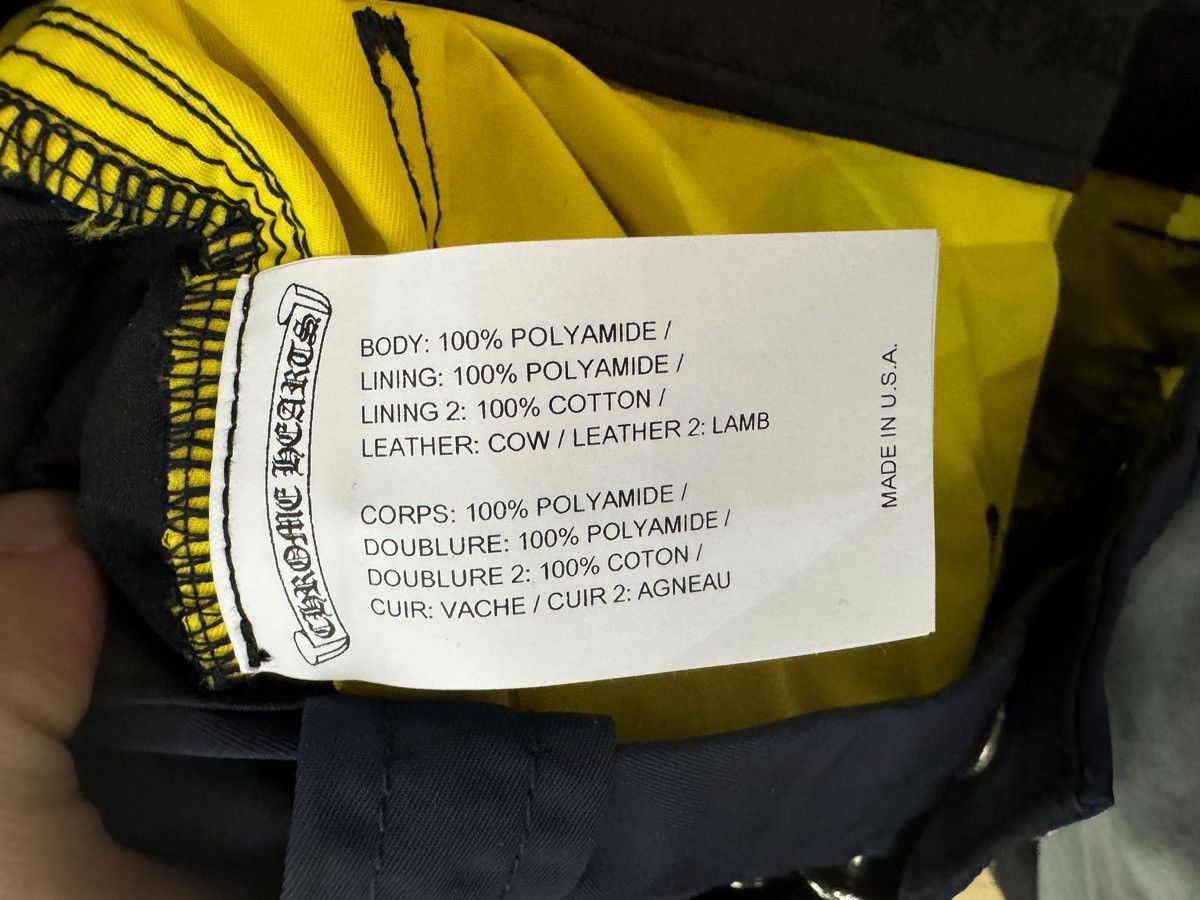 Chrome Hearts NEW Chrome Hearts Navy Nylon & Leather Carpenter Shorts Size US 30 / EU 46 - 15 Thumbnail