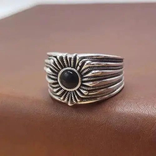 VIBE Vintage Thai Silver 925 Ring Size ONE SIZE - 2 Thumbnail