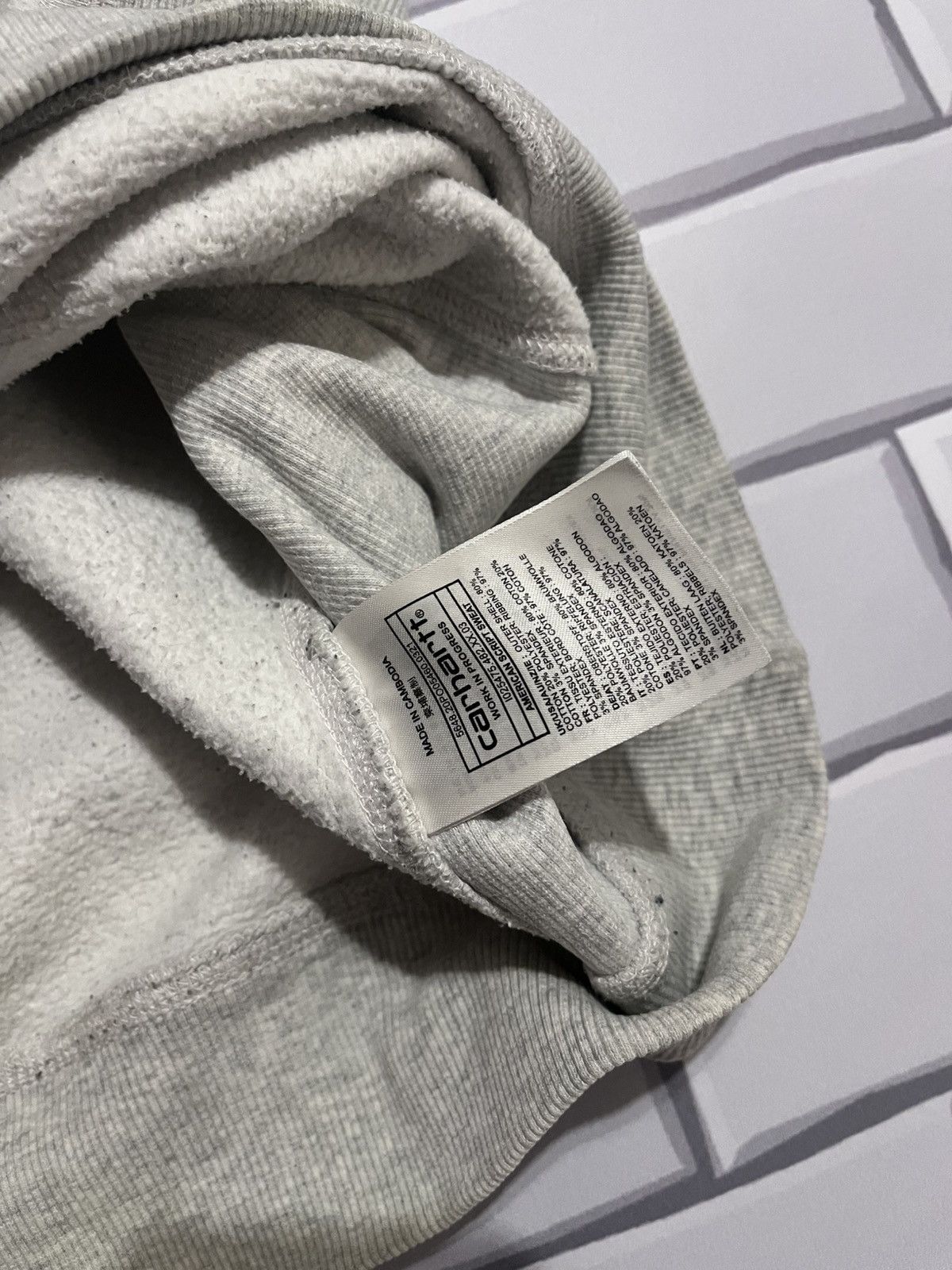 Carhartt Carhartt WIP Grey Chase Crewneck Sweatshirt XL Size US XL / EU 56 / 4 - 4 Thumbnail