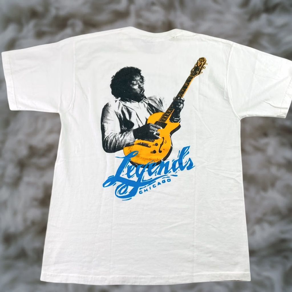Fruit Of The Loom VINTAGE Buddy Guy's Legend's Chicago Men's Short Sleeve T-Shirt White M Size US M / EU 48-50 / 2 - 1 Thumbnail