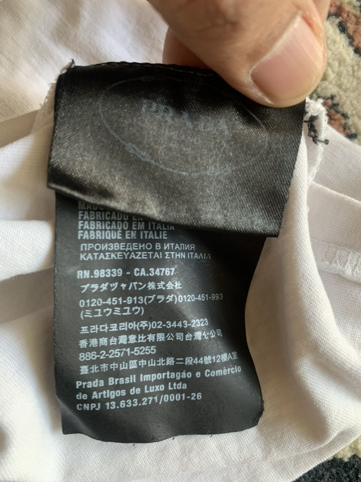 Prada Prada pocket t shirt Size US M / EU 48-50 / 2 - 8 Thumbnail