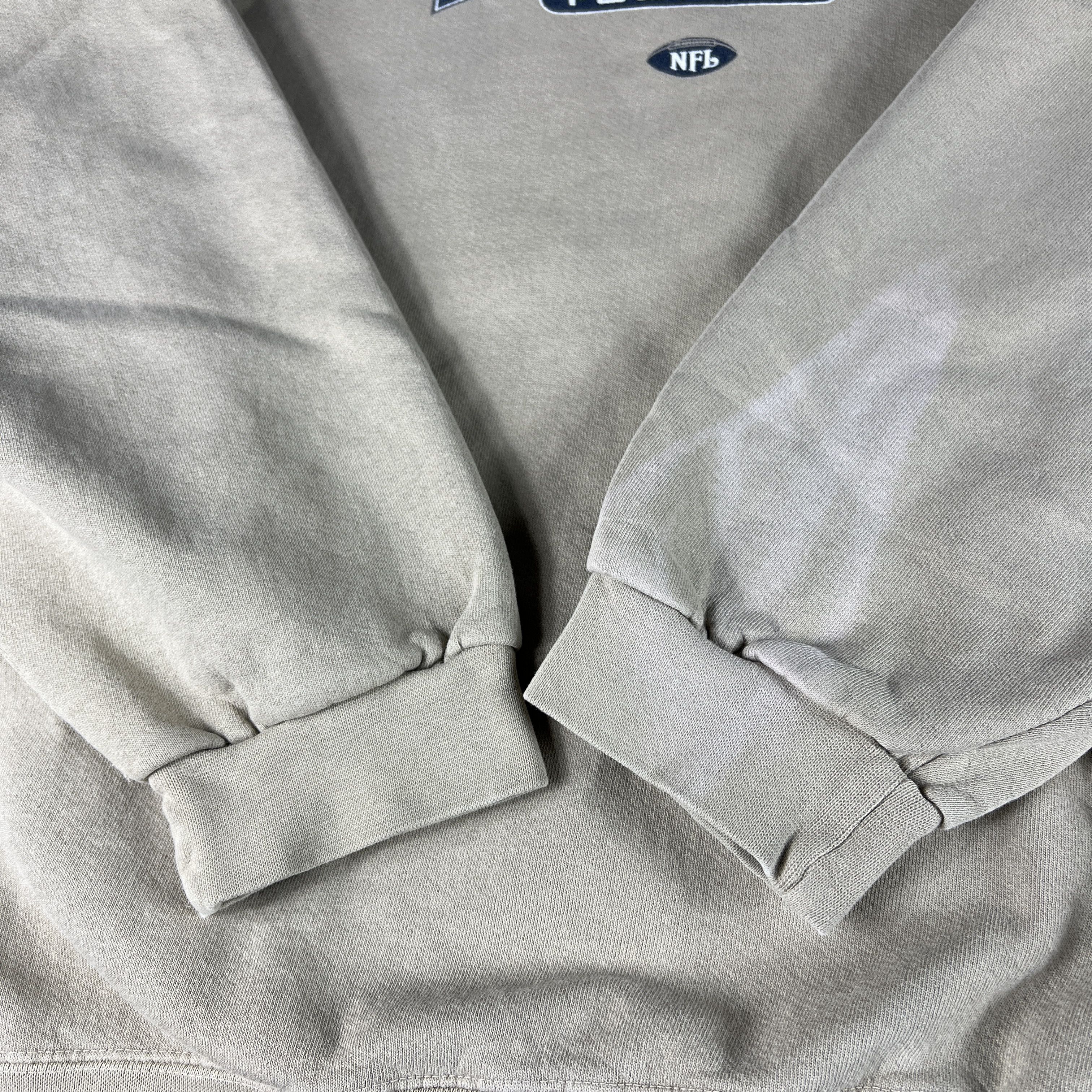NFL × Vintage Y2K NFL St Louis Rams Football Sweatshirt Tan Faded Crewneck Size US XXL / EU 58 / 5 - 2 Thumbnail