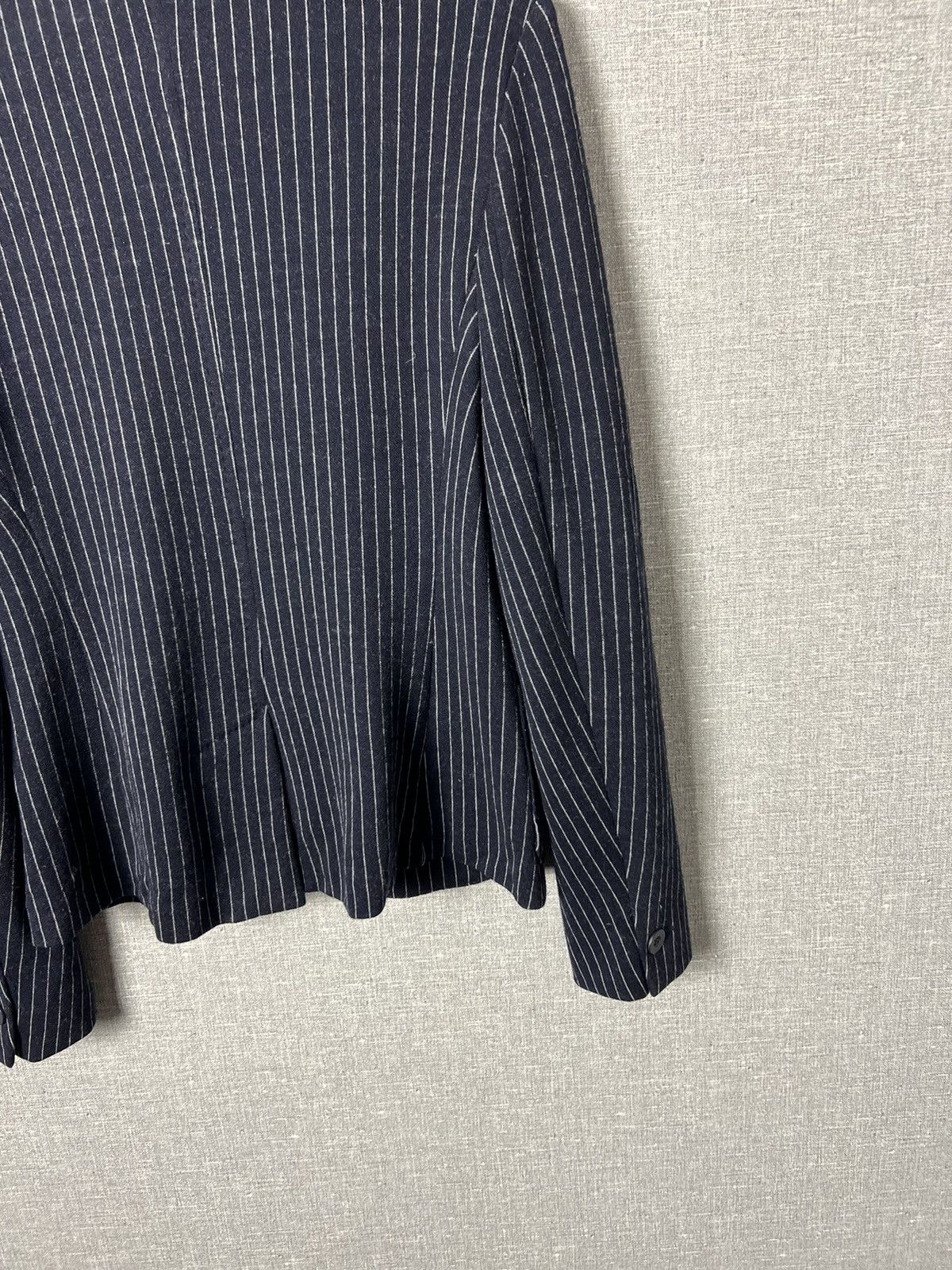 Max Mara Max Mara Studio Striped Women’s Blazer Jacket Size IT42 Size M / US 6-8 / IT 42-44 - 9 Thumbnail