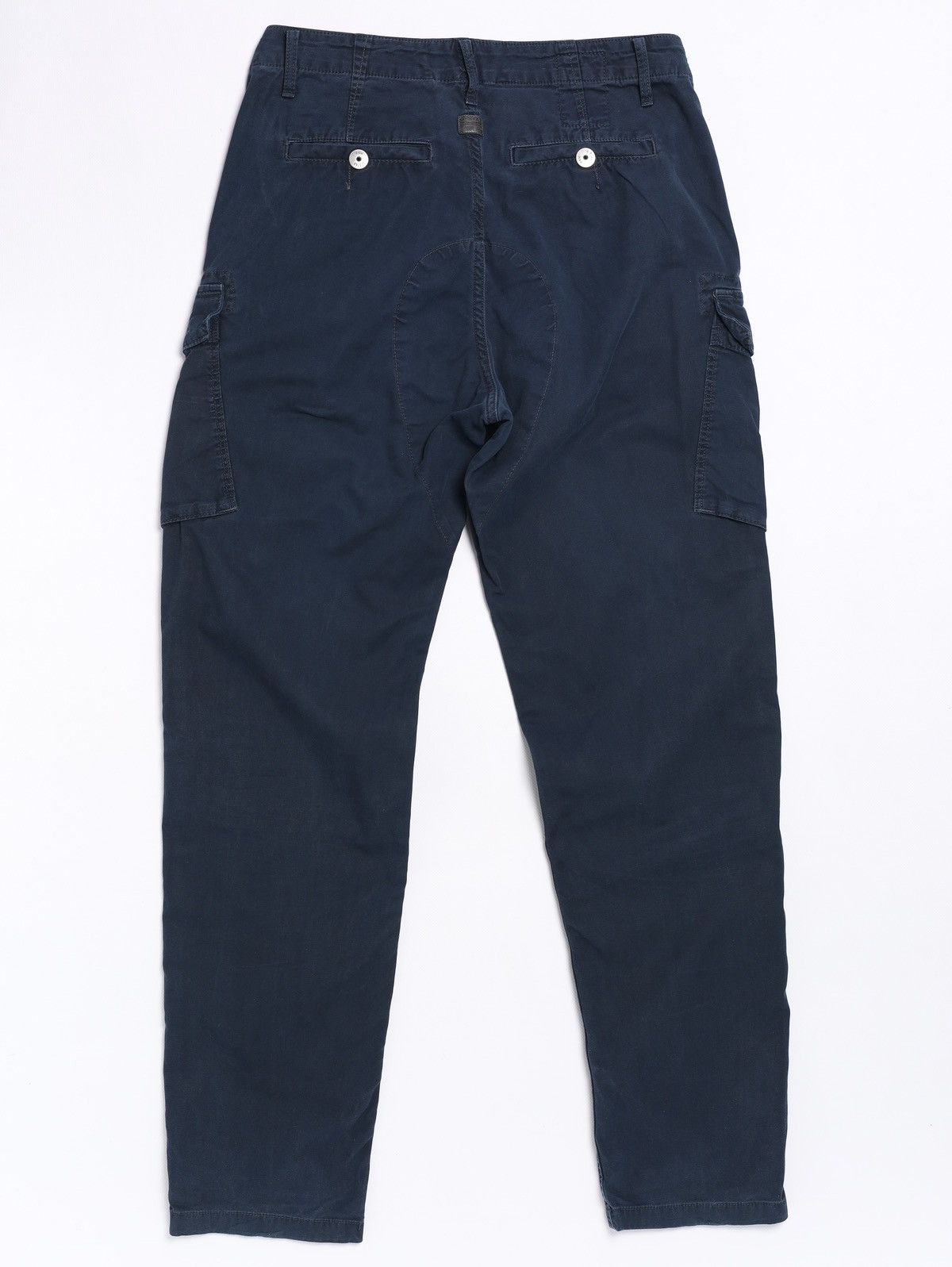 G-Star G Star Raw Cargo Pants Navy Patchwork Double Knee Workwear Size US 29 - 2 Thumbnail