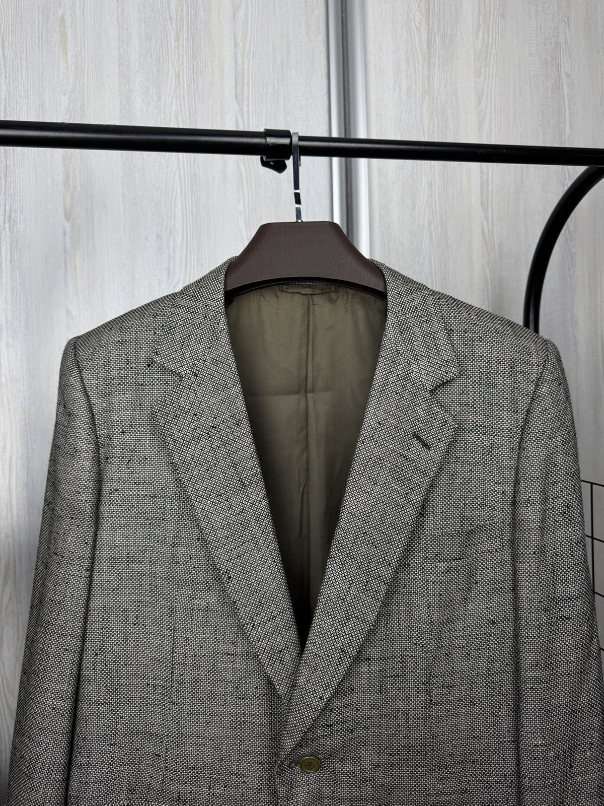 Belvest Belvest pure silk gray classic made in Italy blazer Size 44R - 3 Thumbnail