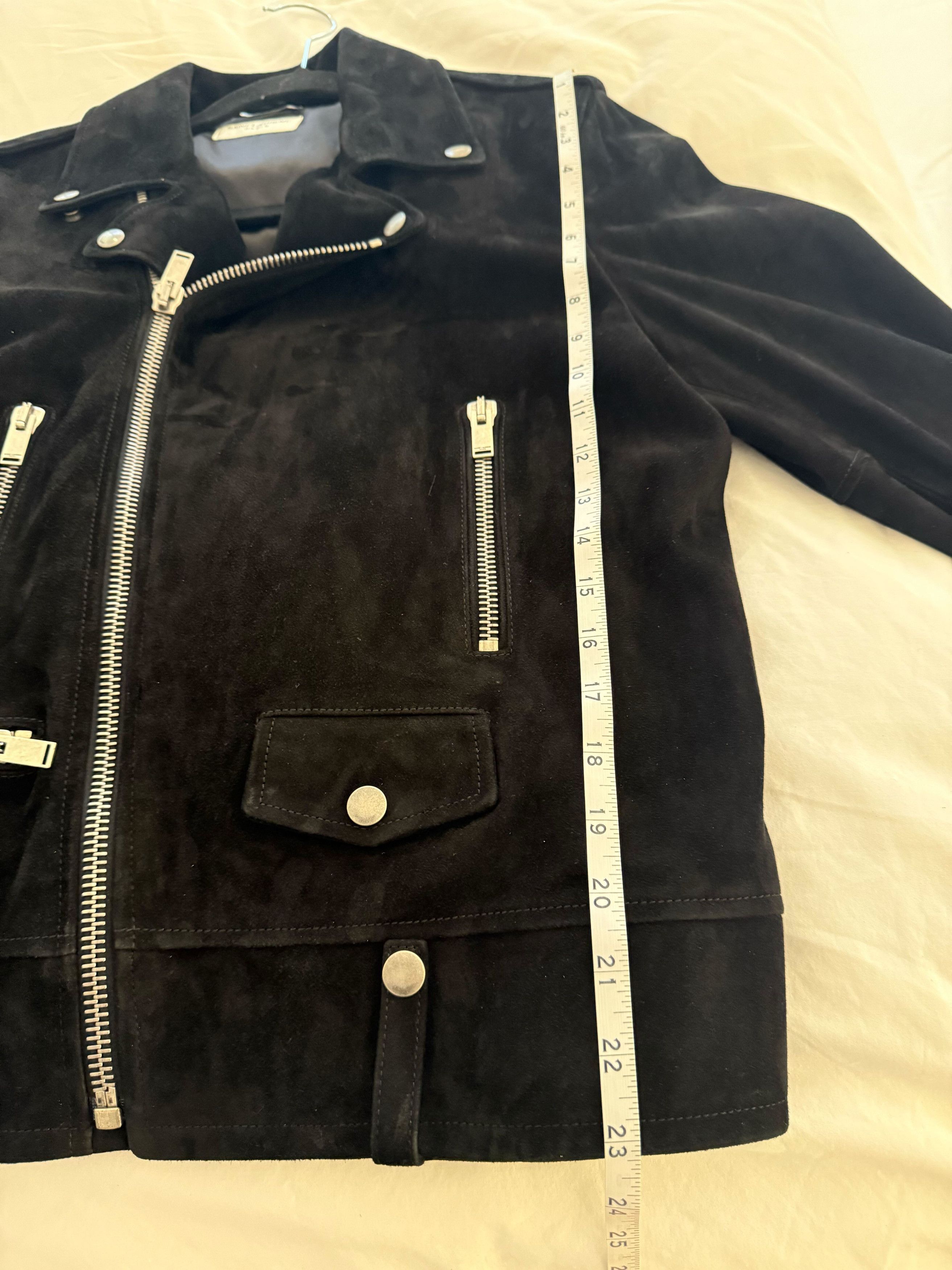 Saint Laurent Paris Saint Laurent Mens Suede Biker Jacket Size 50 Size US M / EU 48-50 / 2 - 5 Thumbnail