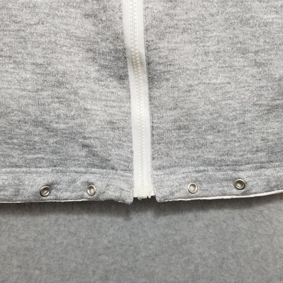 Other CS Jacket Womens Large Gray Ivory Reversible Hooded Pockets Size L / US 10 / IT 46 - 8 Thumbnail