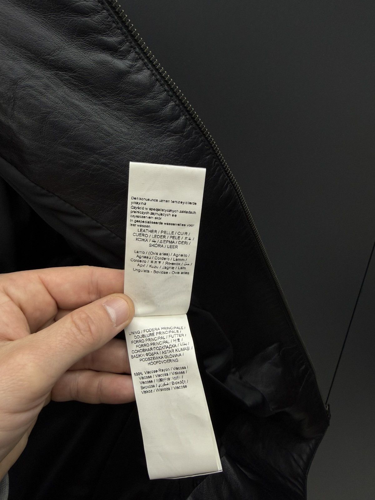 Trussardi Trussardi Collection Black Leather Quilted Jacket Moto Style Size US L / EU 52-54 / 3 - 10 Thumbnail
