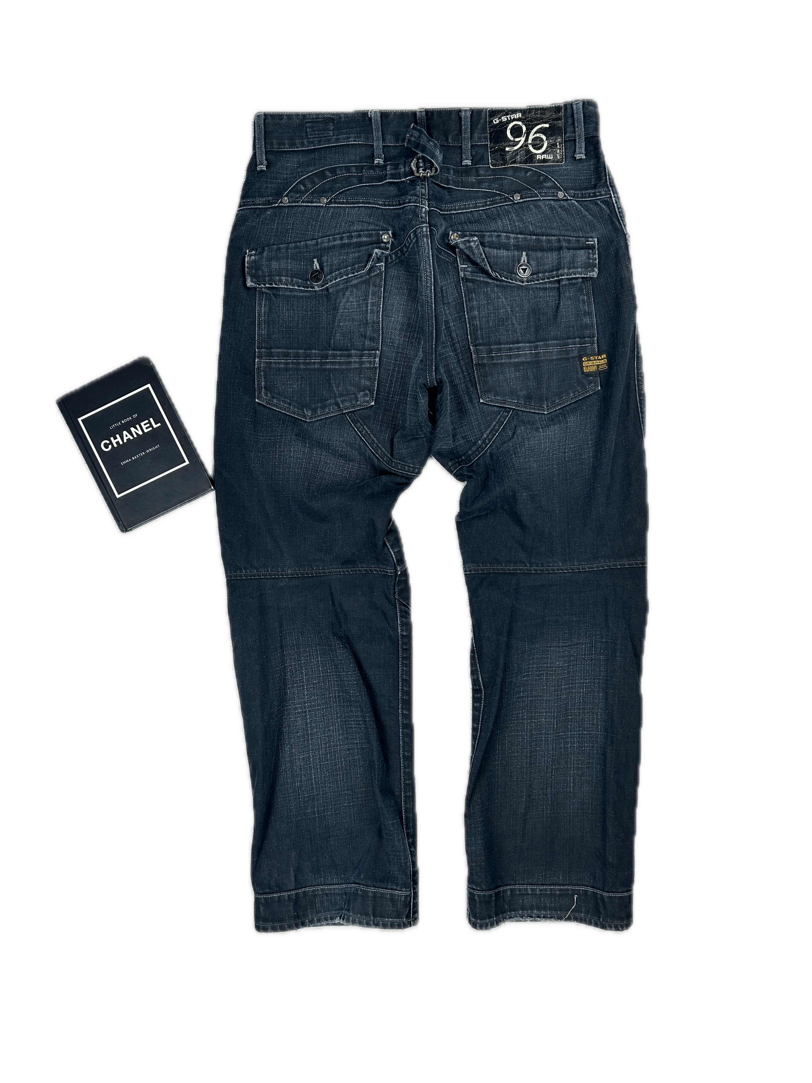 G-Star × JNCO G-Star Raw Denim 96 Vintage Jeans Double Knee Baggy Drill Size US 34 / EU 50 - 1 Thumbnail
