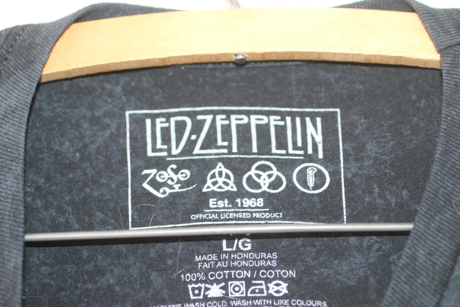 Led Zeppelin Led Zeppelin Over Europe 1980 Vintage Band T-Shirt '22 sizeL Size US L / EU 52-54 / 3 - 6 Thumbnail
