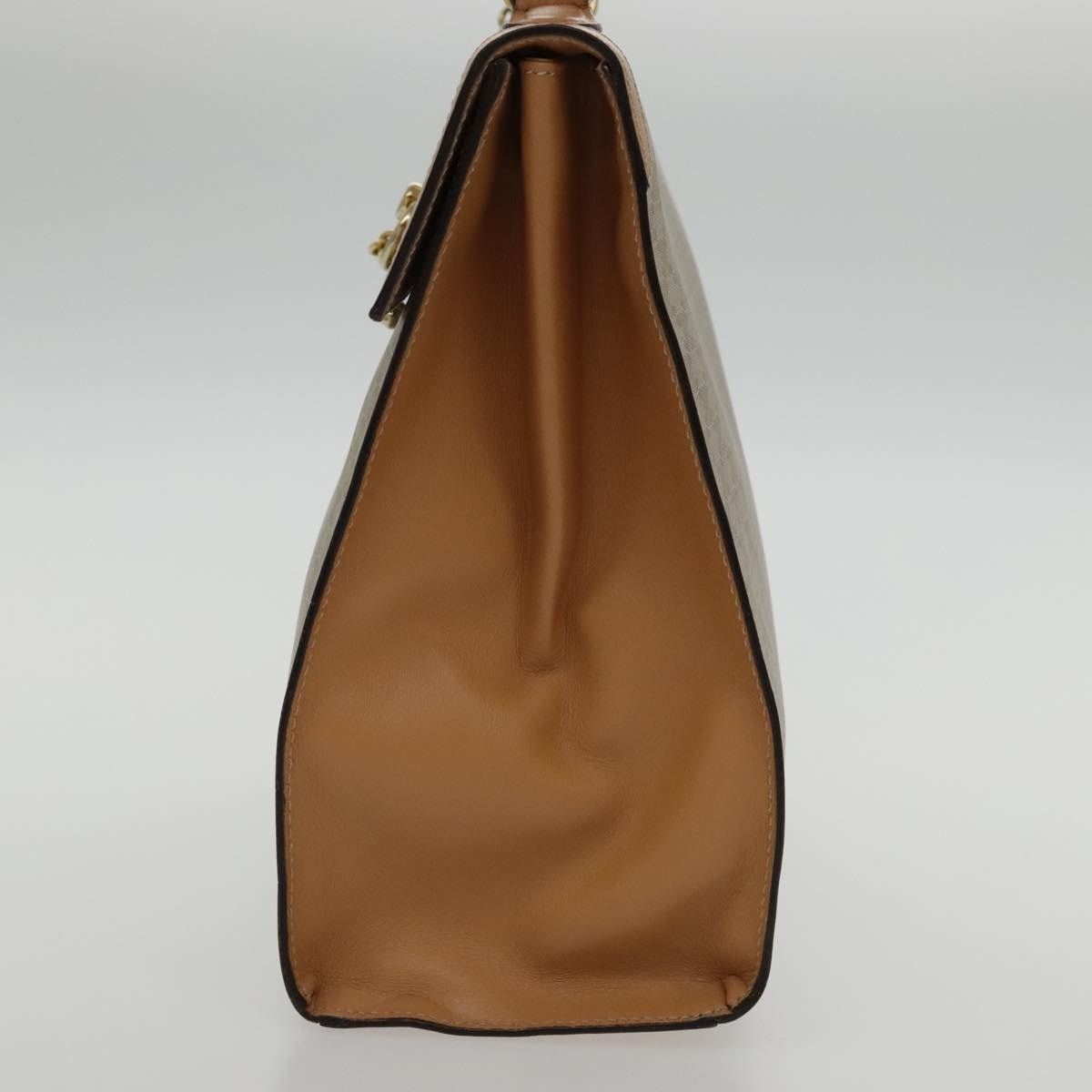 Celine CELINE Macadam Canvas Hand Bag Coated Canvas Beige Size ONE SIZE - 5 Thumbnail