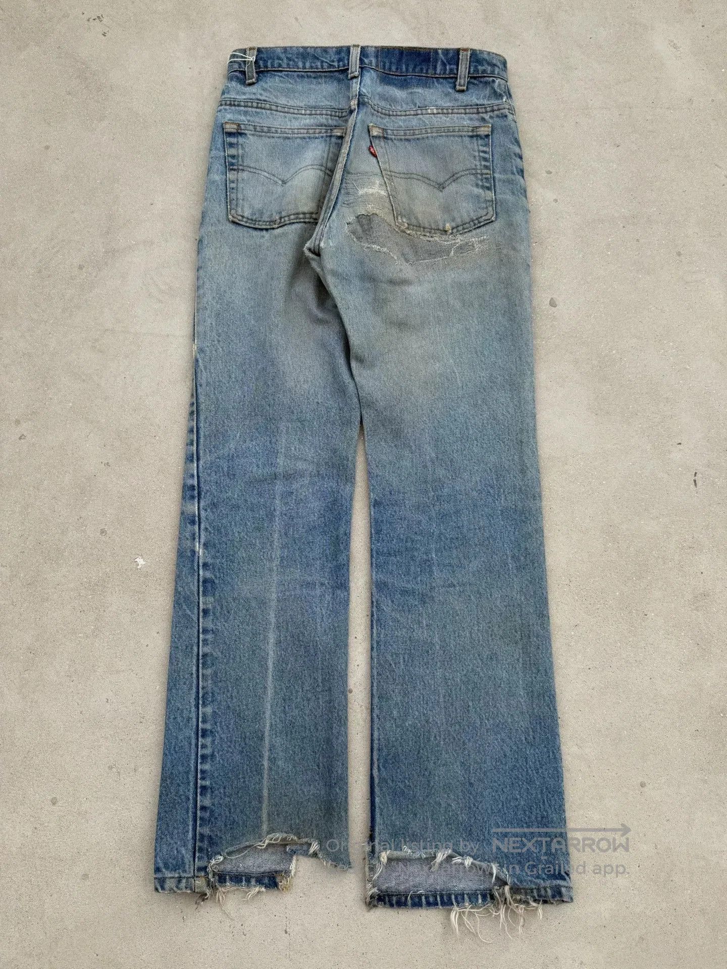Vintage Vintage 70s Levis 517 Flared Jeans. Size US 30 / EU 46 - 6 Thumbnail
