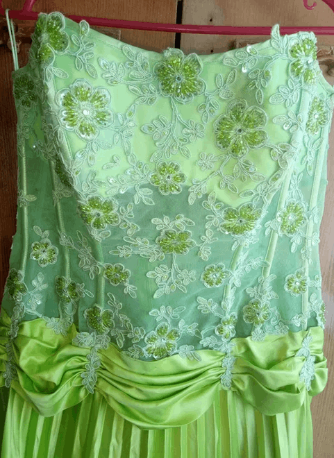 Other Vintage ball gown sz S green Size S / US 4 / IT 40 - 2 Thumbnail