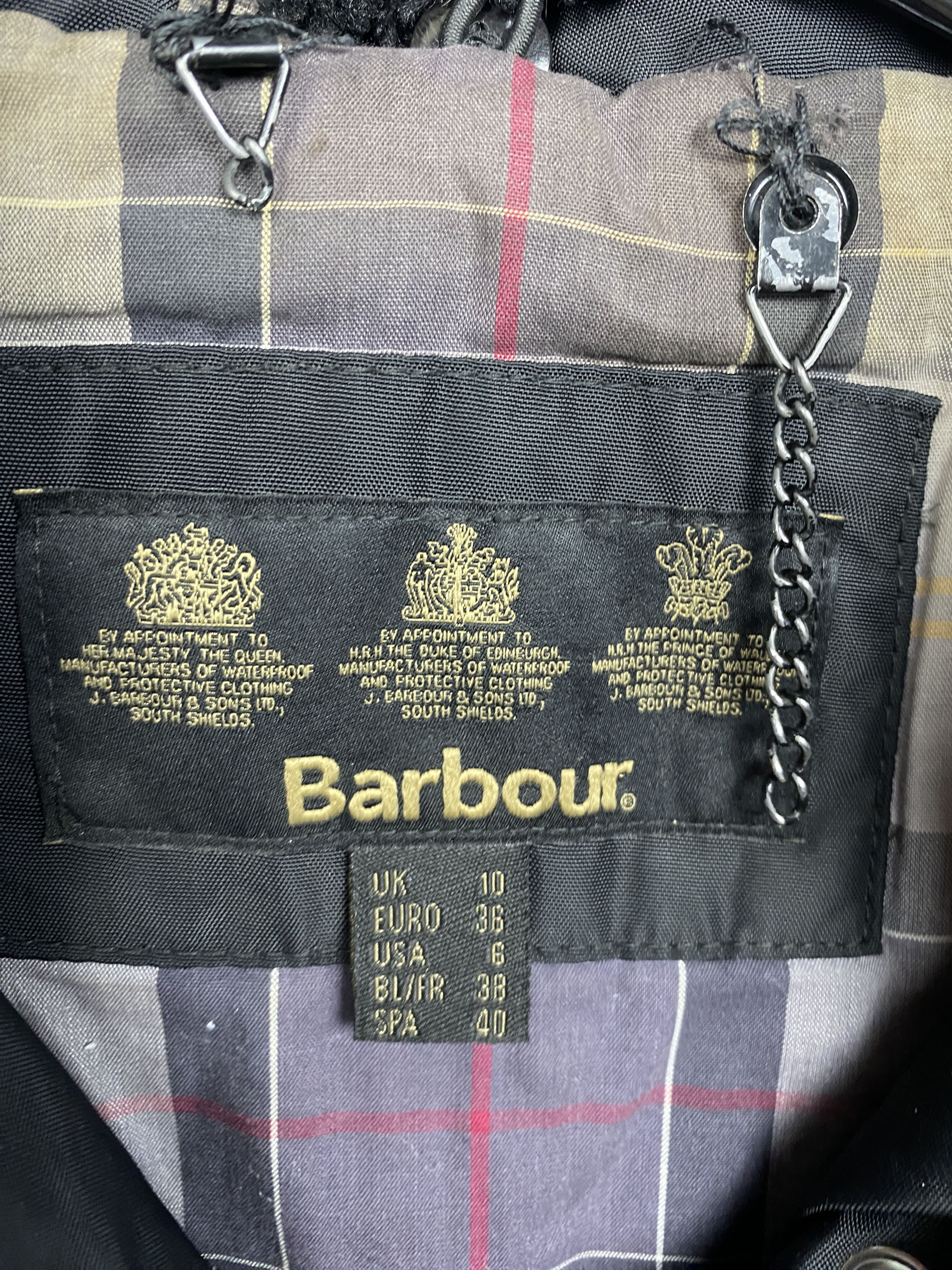 Barbour × Vintage Barbour International Vintage Womens Outlaw Jacket Size M / US 6-8 / IT 42-44 - 5 Thumbnail