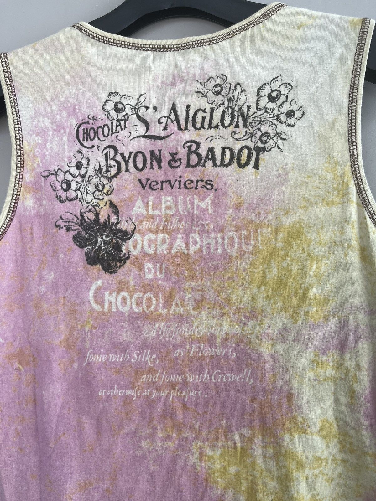 If Six Was Nine Skinny Minnie Tank Tops Y2k Poem Abstract Size L / US 10 / IT 46 - 9 Thumbnail