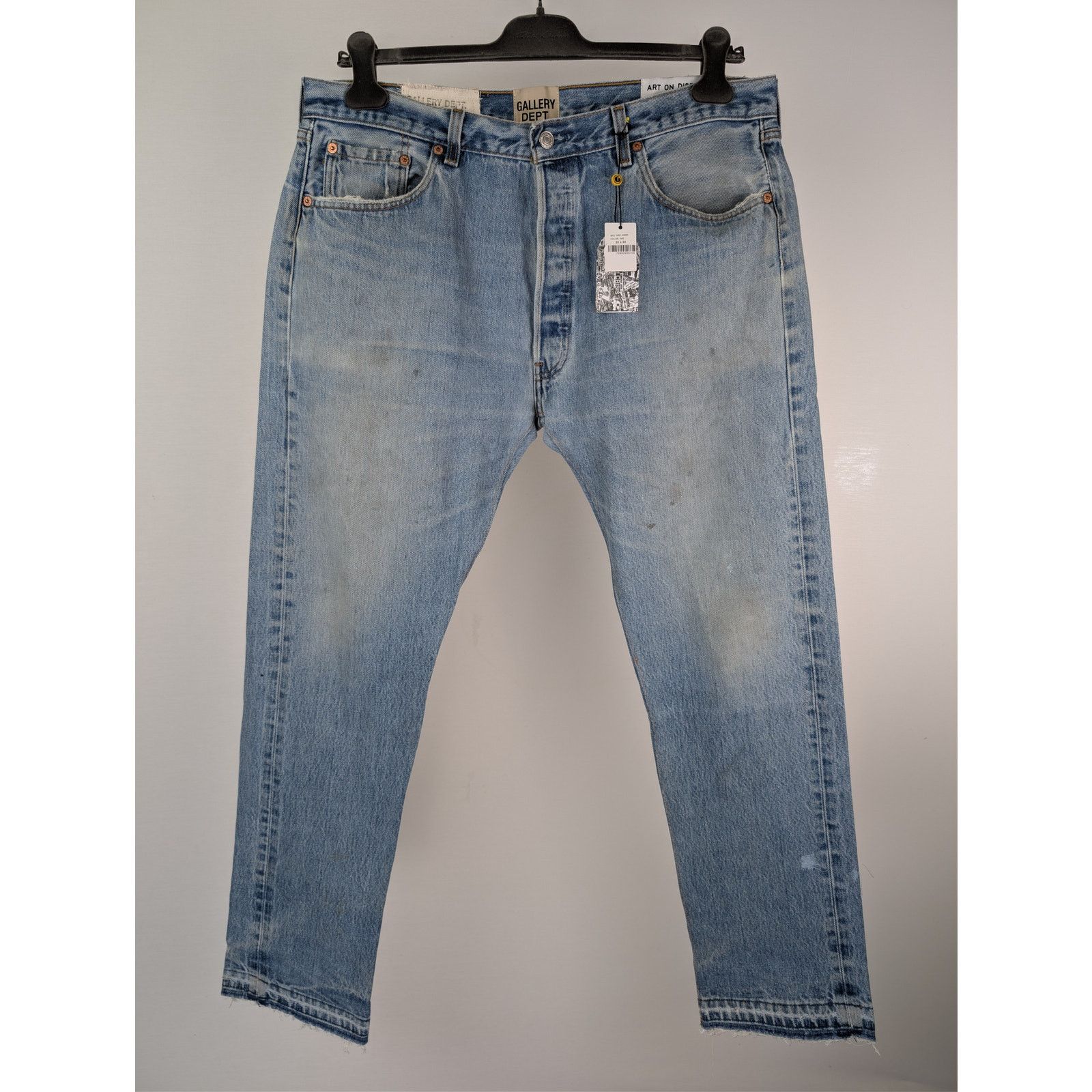 Gallery Dept. o1rshd1 5001 denim jeans in Blue 35 x 33 Size US 35 - 2 Thumbnail