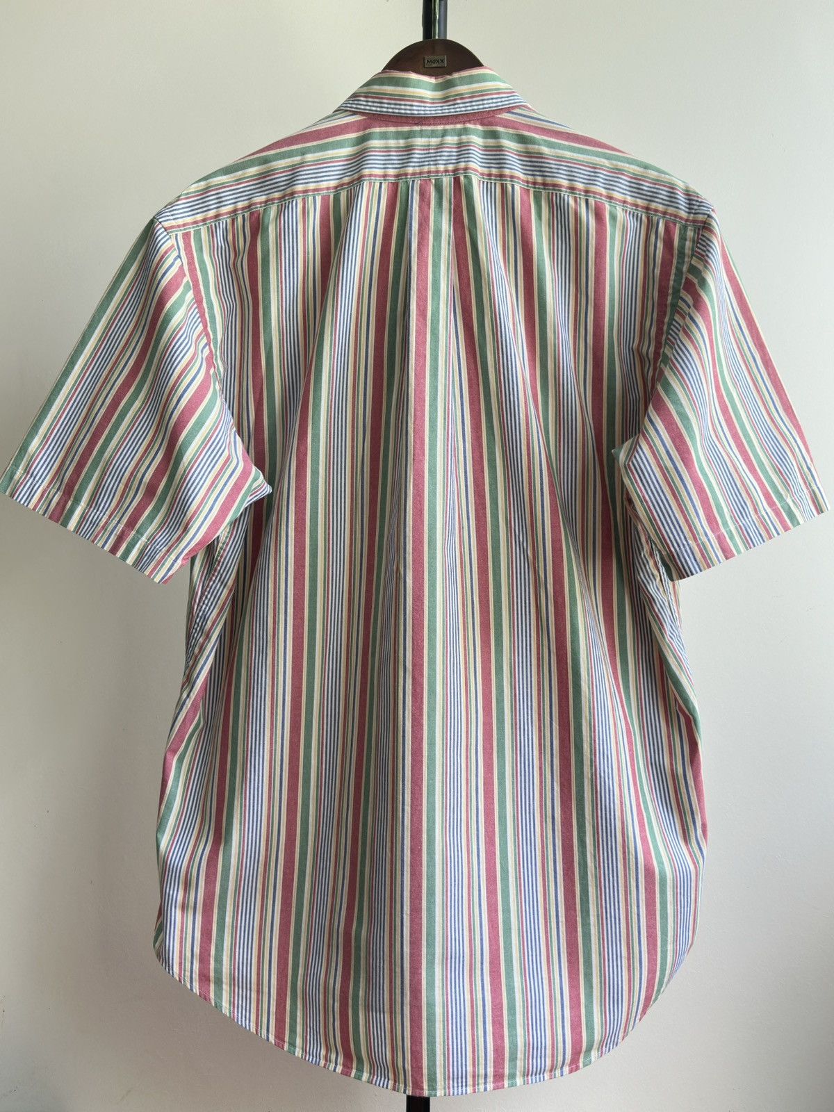 Polo Ralph Lauren × Vintage Vintage 90s Polo Ralph Lauren Striped Short Sleeve Shirt Size US M / EU 48-50 / 2 - 7 Thumbnail