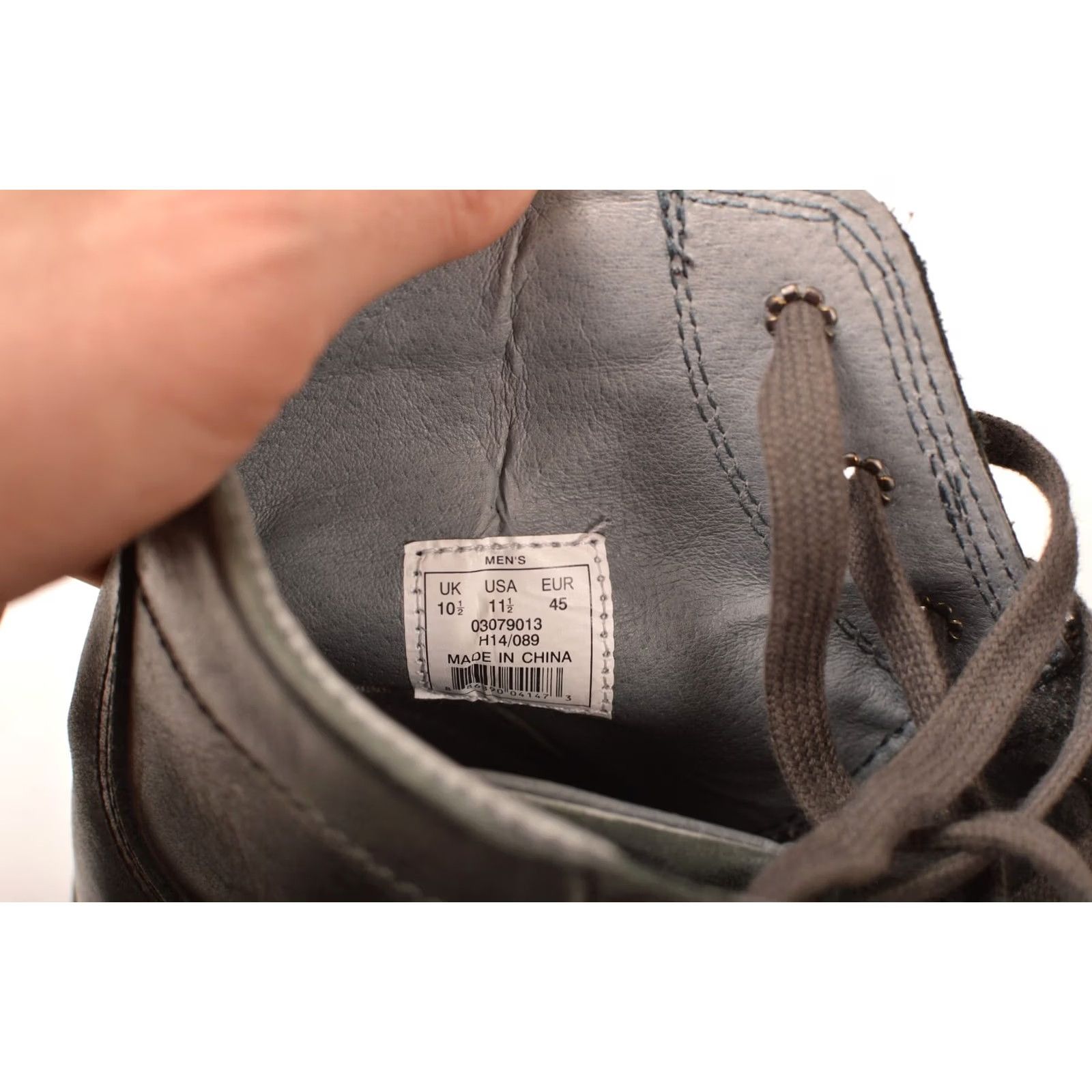 Palladium Palladium Pallabrouse Gray Leather Combat Boots 45 Mens UK 10.5 US 11.5 EU 45 Size 03079013 Size US 11 / EU 44 - 8 Thumbnail