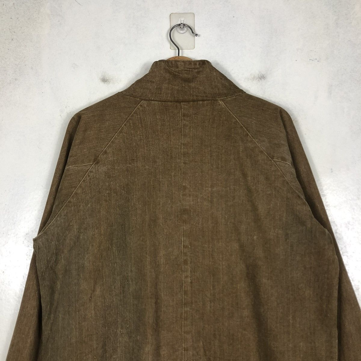 Japanese Brand 📌VINTAGE BOMBER JACKET BIKER HIGH COLLAR LENS CONCAVE Size US M / EU 48-50 / 2 - 11 Thumbnail