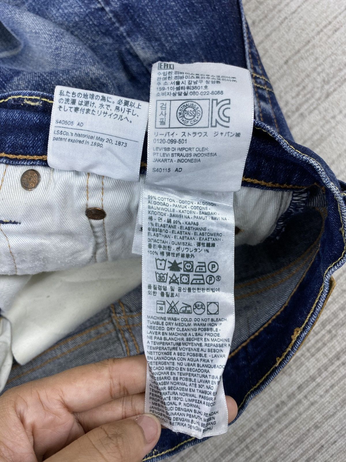 Levi's Vintage Levi’s 510 Denim Jeans Size US 30 / EU 46 - 15 Thumbnail