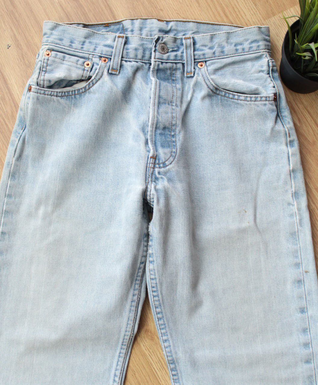 Levi's 🔥 Vintage Levis 29x30 Distressed Denim Washed Pants Jeans Size US 29 - 4 Thumbnail
