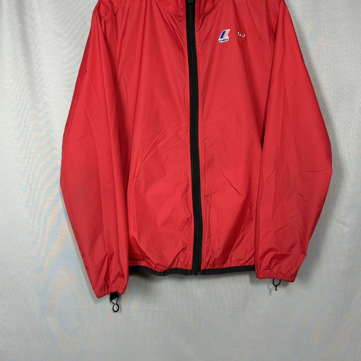 Play Comme des Garson K-way jacket red large luxury