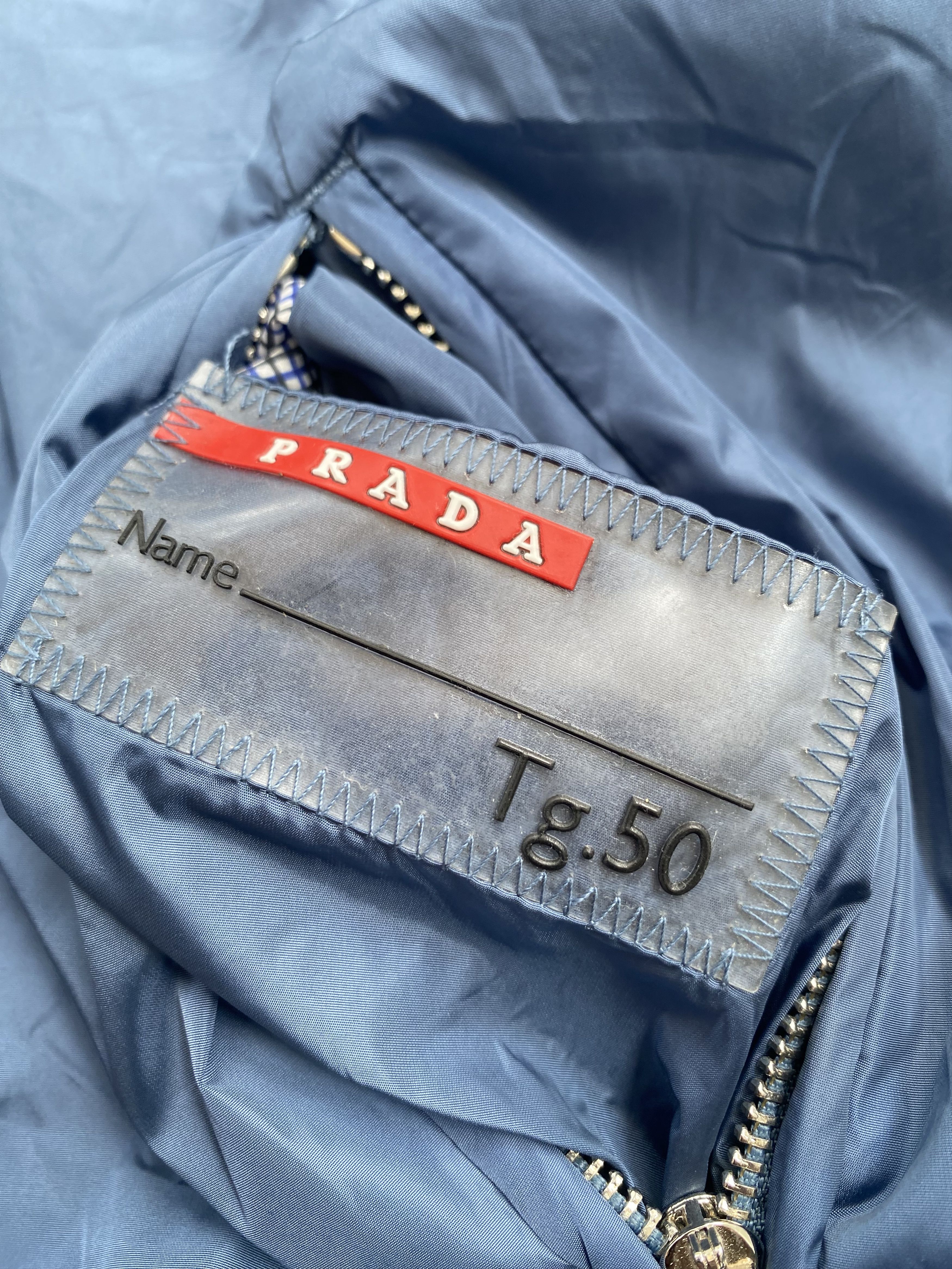 Prada Vintage Prada Nylon Reversible Jacket Size US M / EU 48-50 / 2 - 7 Thumbnail