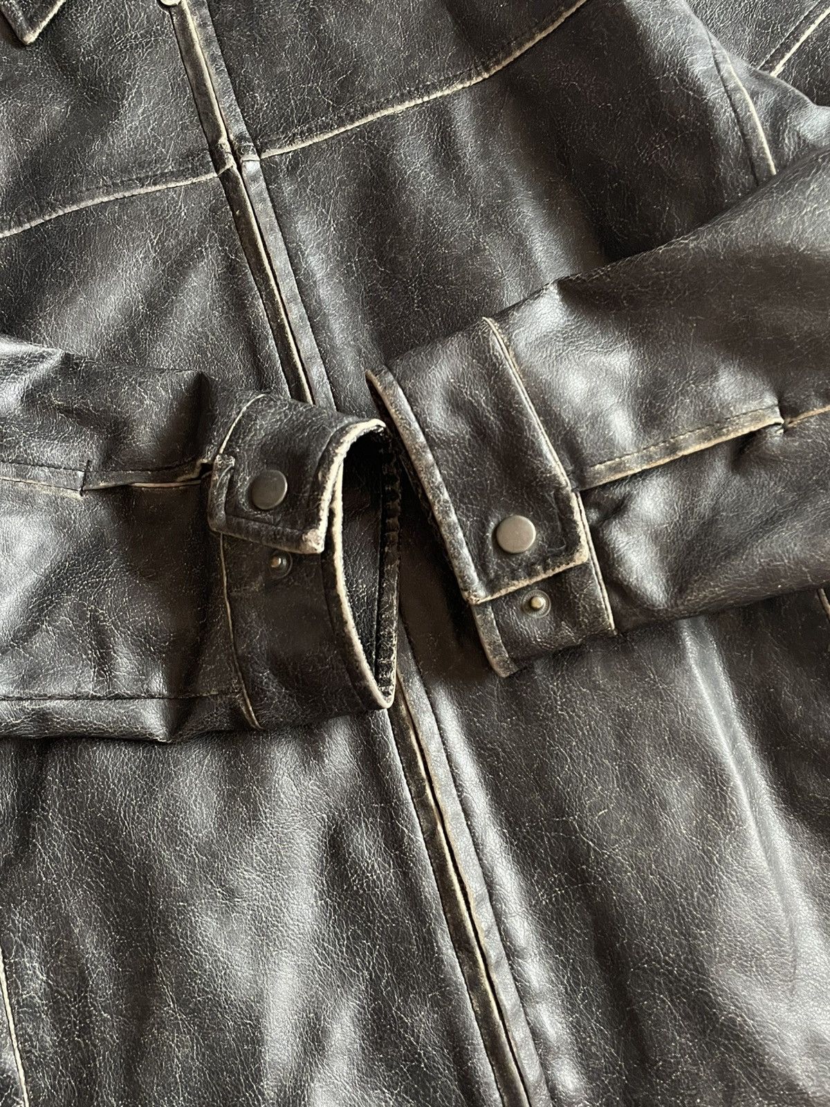 Isamu Katayama Backlash Vintage Leather Jacket Size US L / EU 52-54 / 3 - 4 Thumbnail