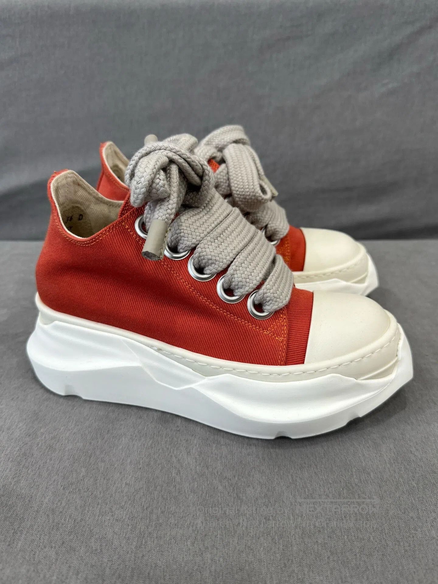 Converse Rick Owens Orange Tank Bottom Sneakers. Size US 6 / IT 36 - 2 Thumbnail