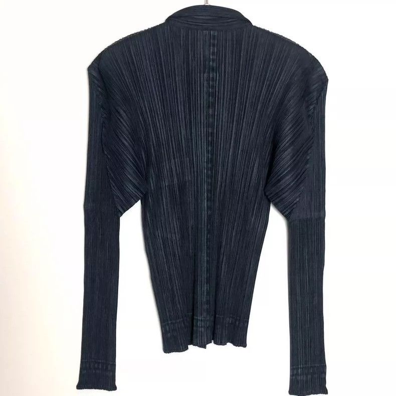 Issey Miyake Issey Miyake Denim pleated coat Size XL / US 12-14 / IT 48-50 - 3 Thumbnail