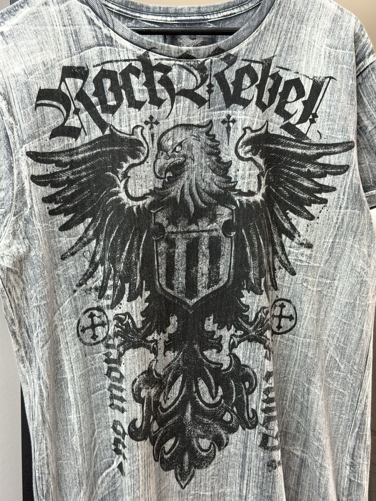 Affliction Affliction Skull T Shirt Y2K Vintage MMA Graphic Archive Tee Size US L / EU 52-54 / 3 - 2 Thumbnail