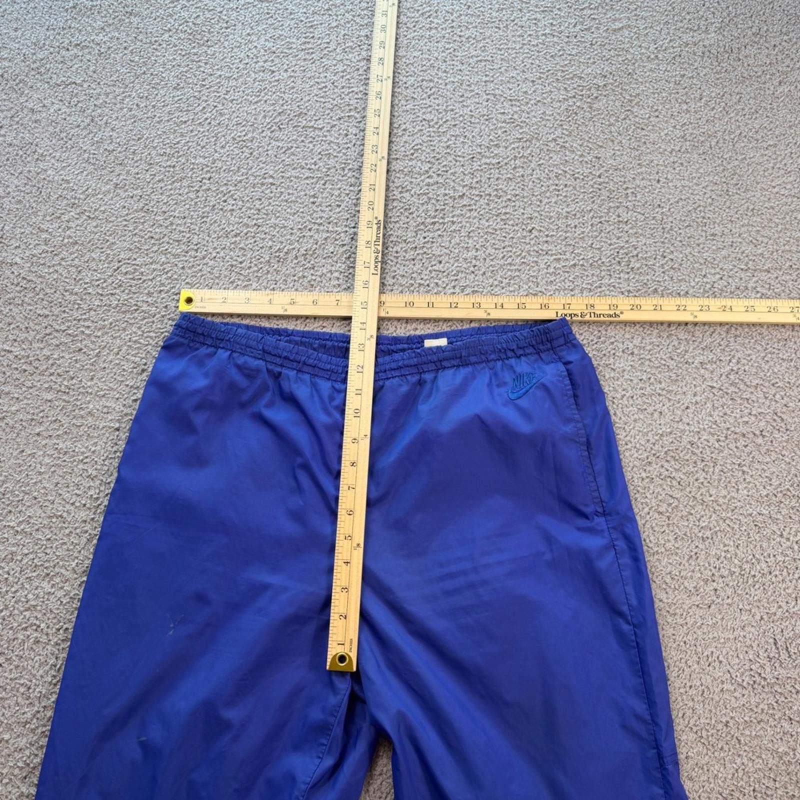 Nike Vintage 90s Nike Windbreaker Pants Nylon Track Mens L Macau Size US 34 / EU 50 - 4 Thumbnail