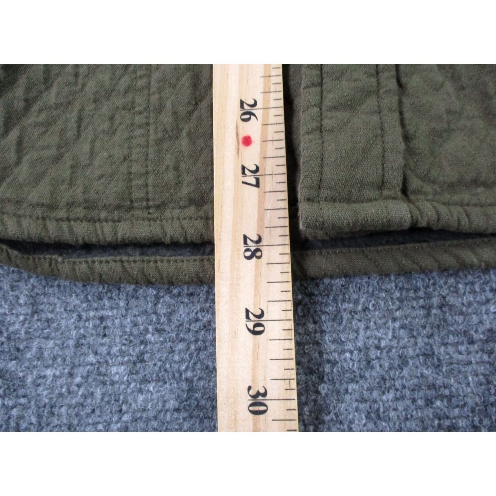 Vintage Flint & Tinder Shirt Mens L Green Cotton Flannel Button-Up Snap Western Casual Preppy Jacket Pattern: Solid Size US L / EU 52-54 / 3 - 4 Thumbnail