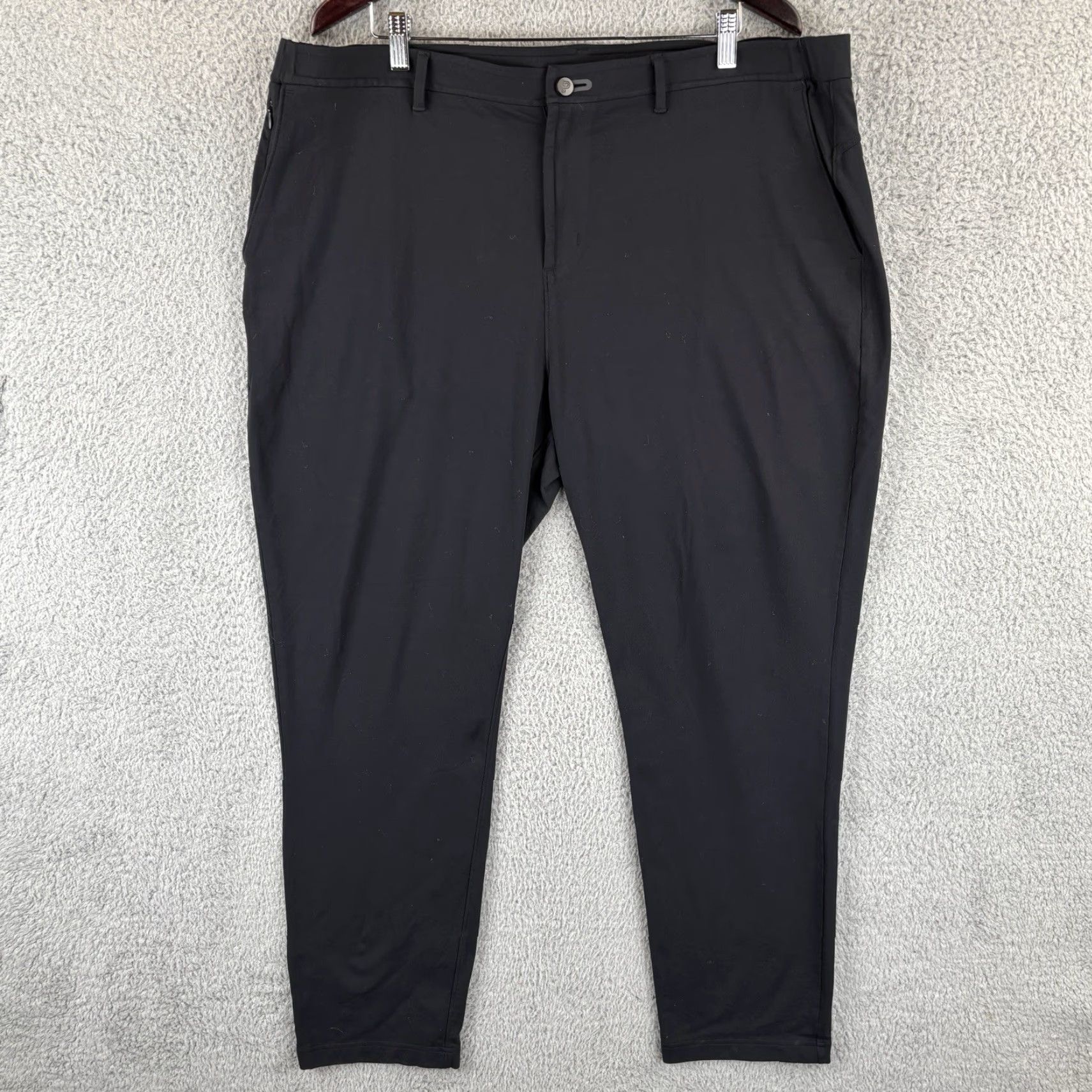 Vintage Public Rec Pants Mens 42x32 Black Golf Stretch Chino Casual Modern Straight 5-Pocket Logo Size US 42 / EU 58 - 2 Thumbnail