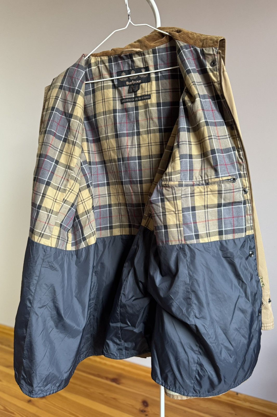 Barbour Barbour Waterproof Breathable Long Beige Jacket Coat Womens Size XXL / US 16-18 / IT 52-54 - 12 Thumbnail