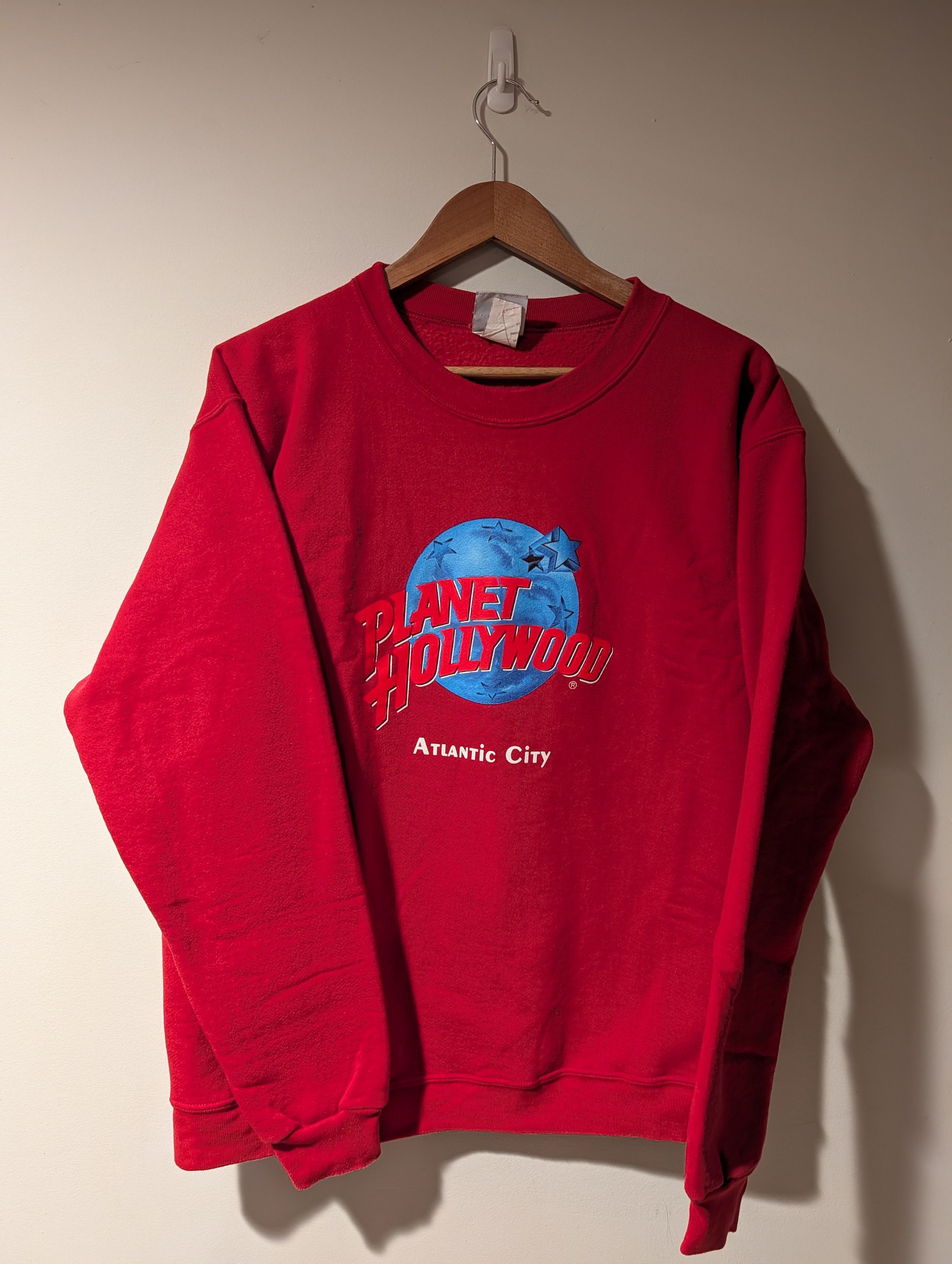 Planet Hollywood Vintage Planet Hollywood Atlantic City Crewneck Sweatshirt Size US L / EU 52-54 / 3 - 1 Thumbnail