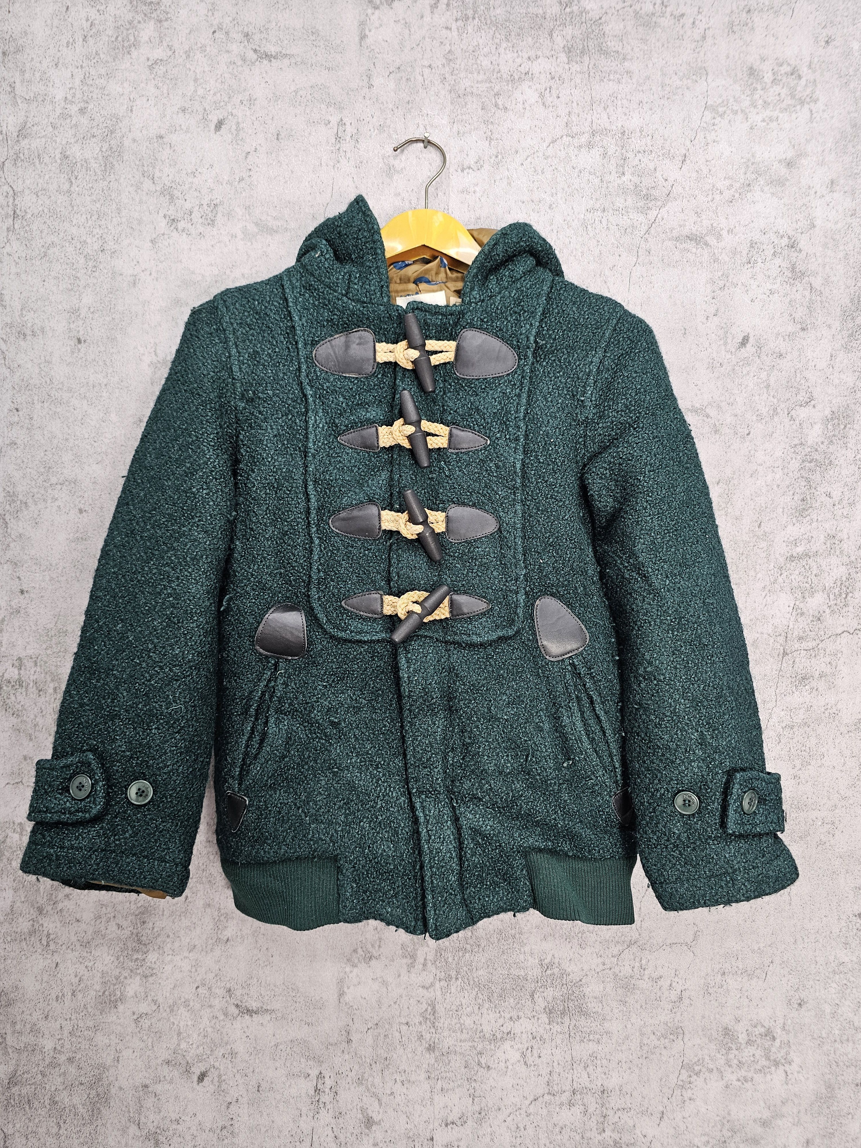 Vintage NE-NET Green Duffel Jacket J0068
