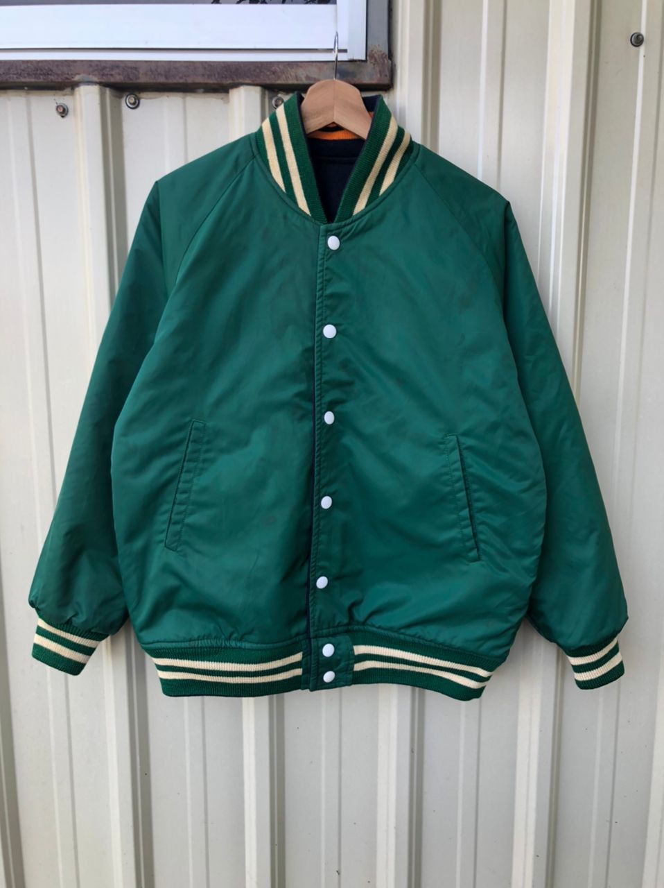Vintage Vintage Japanese Brand Wool Reversible Varsity Jacket Size US M / EU 48-50 / 2 - 4 Thumbnail