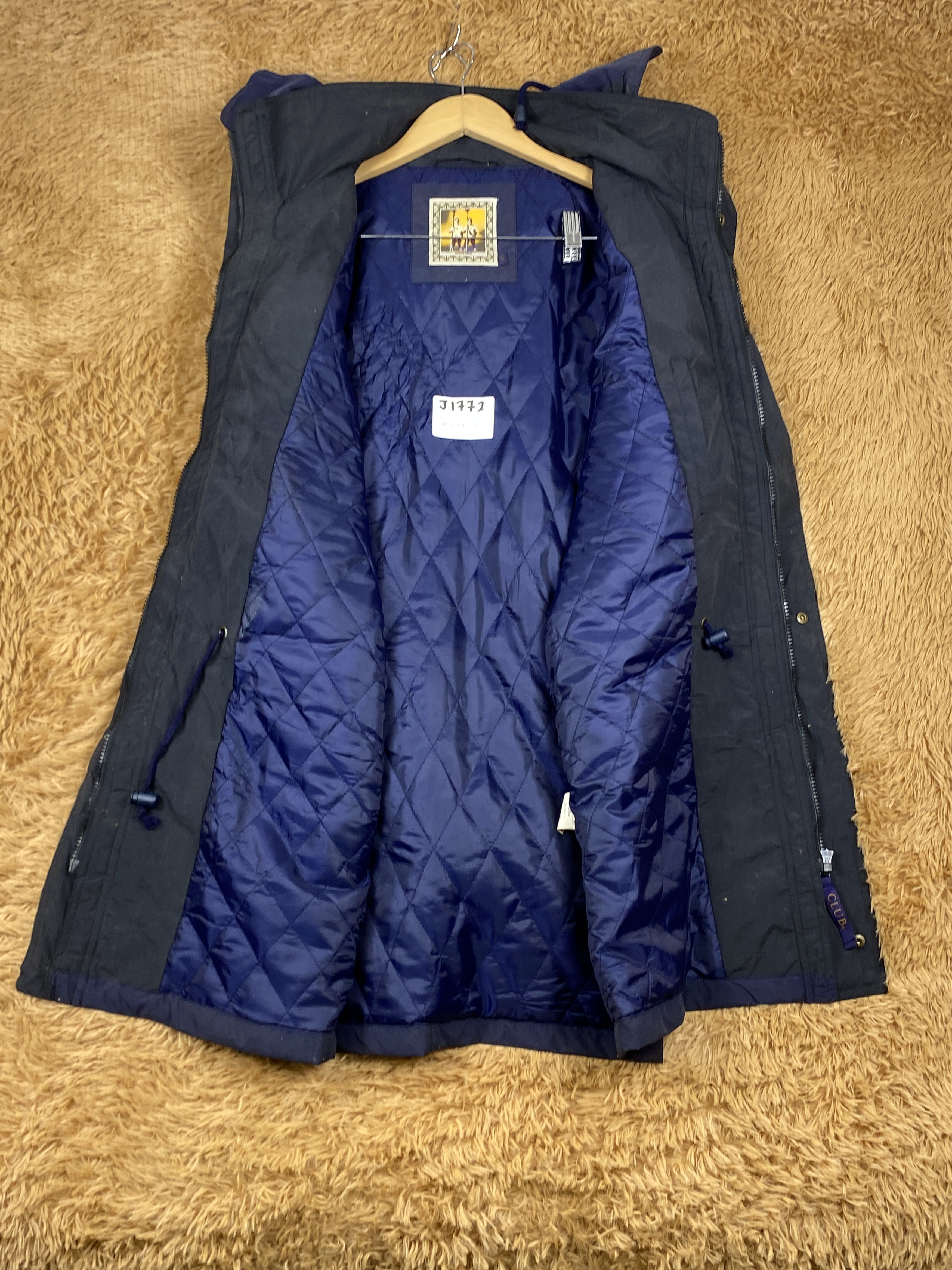 Japanese Brand Vintage Regatta Club Hoodie Quilted Jacket Size US L / EU 52-54 / 3 - 6 Thumbnail